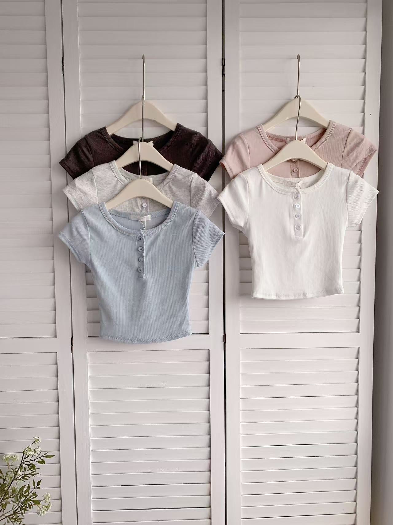 HELLO MILK TEE- 86245 圓領上衣