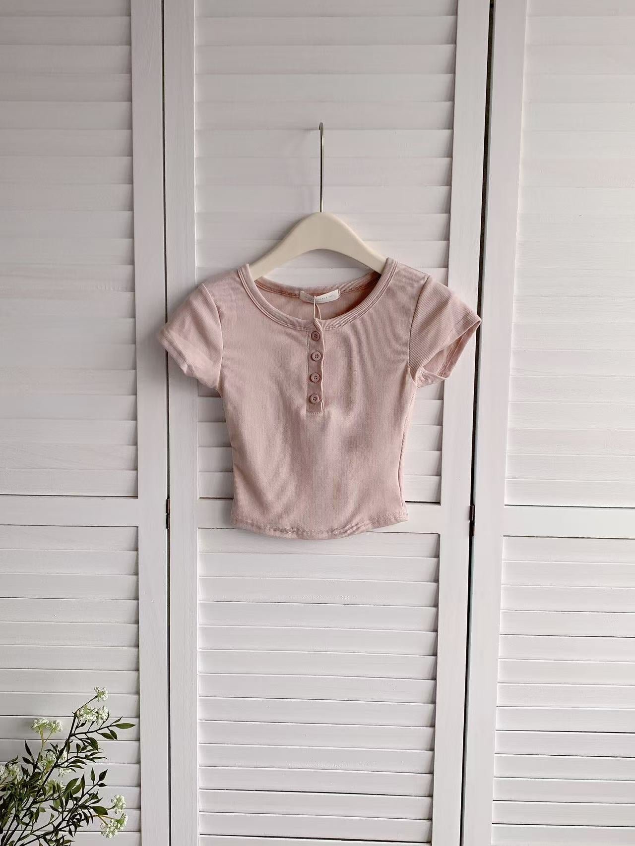 HELLO MILK TEE- 86245 圓領上衣