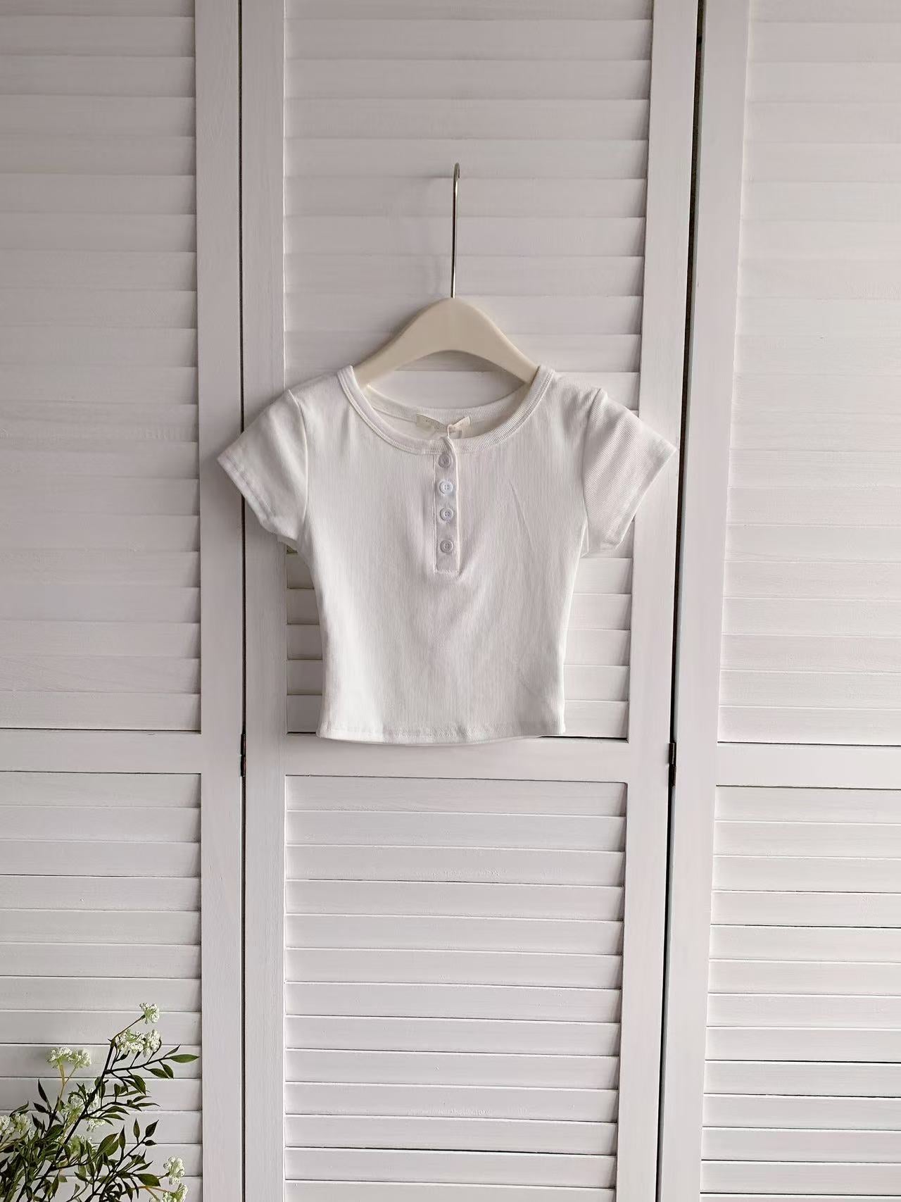 HELLO MILK TEE- 86245 圓領上衣