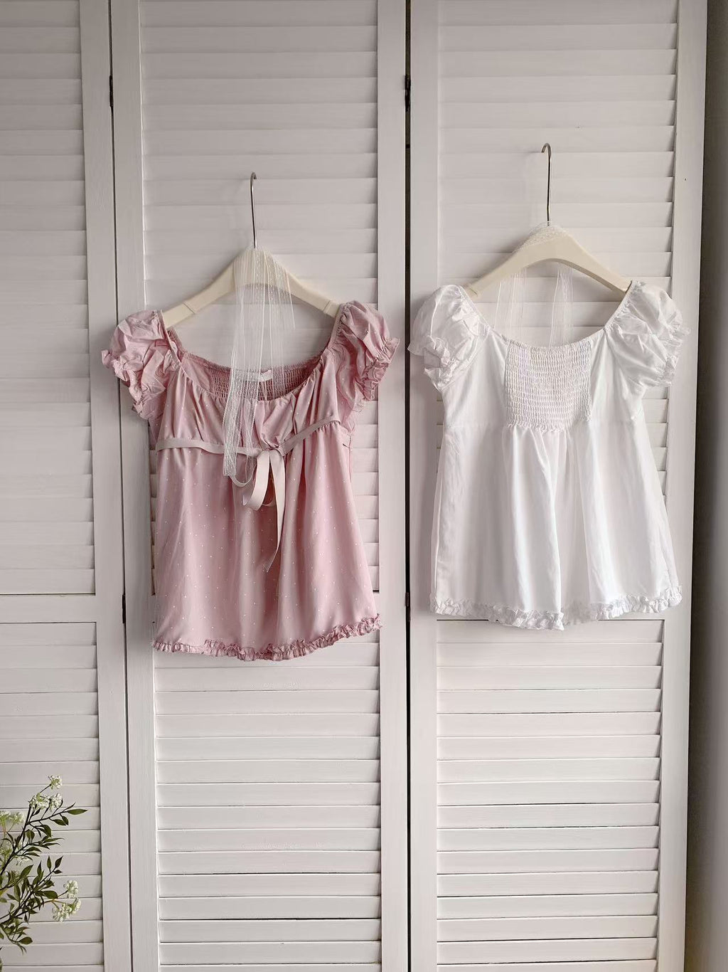 HELLO MILK TEE- 86262 蕾絲上衣