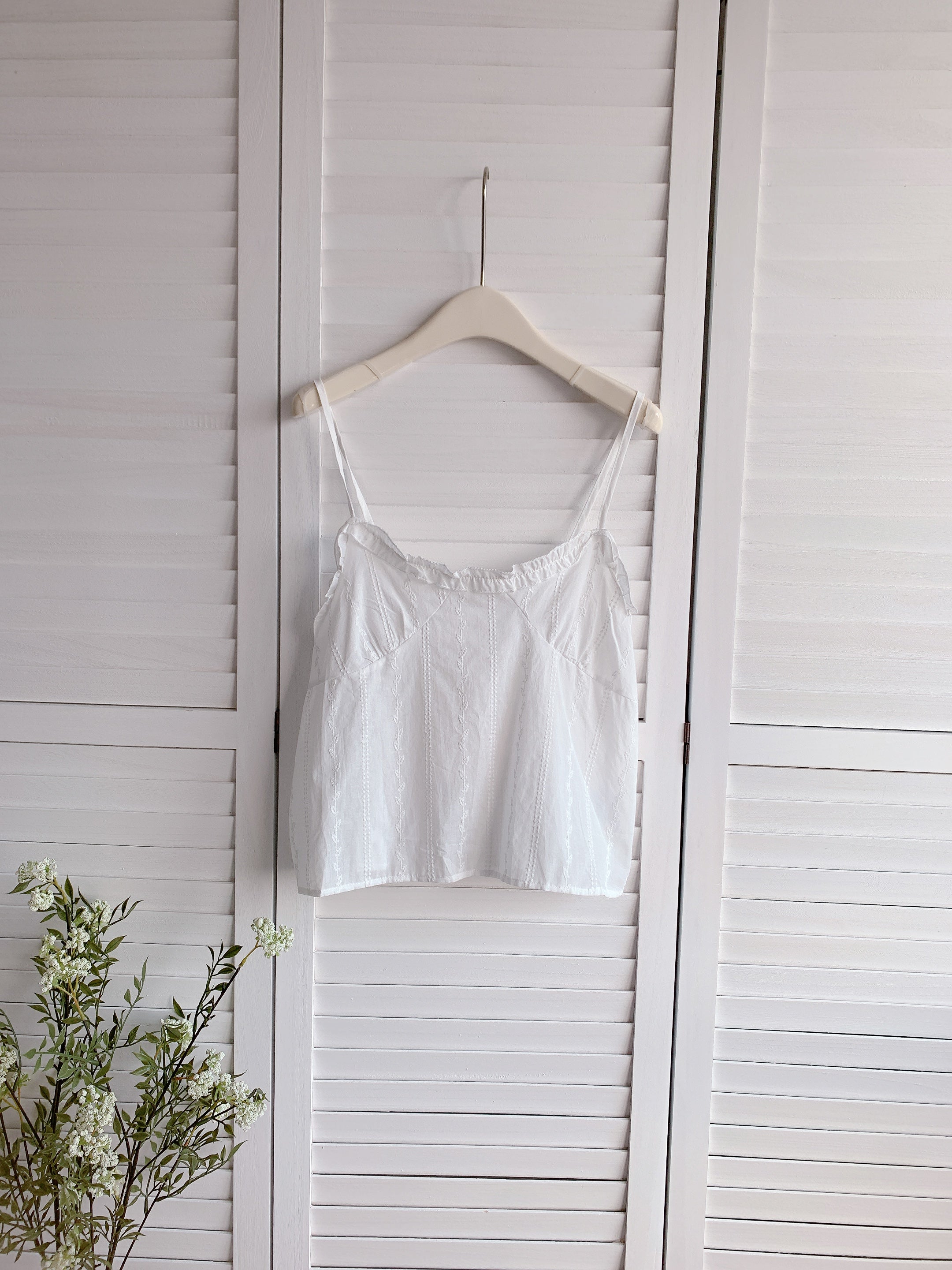 HELLO MILK TEE- 86318 吊帶上衣