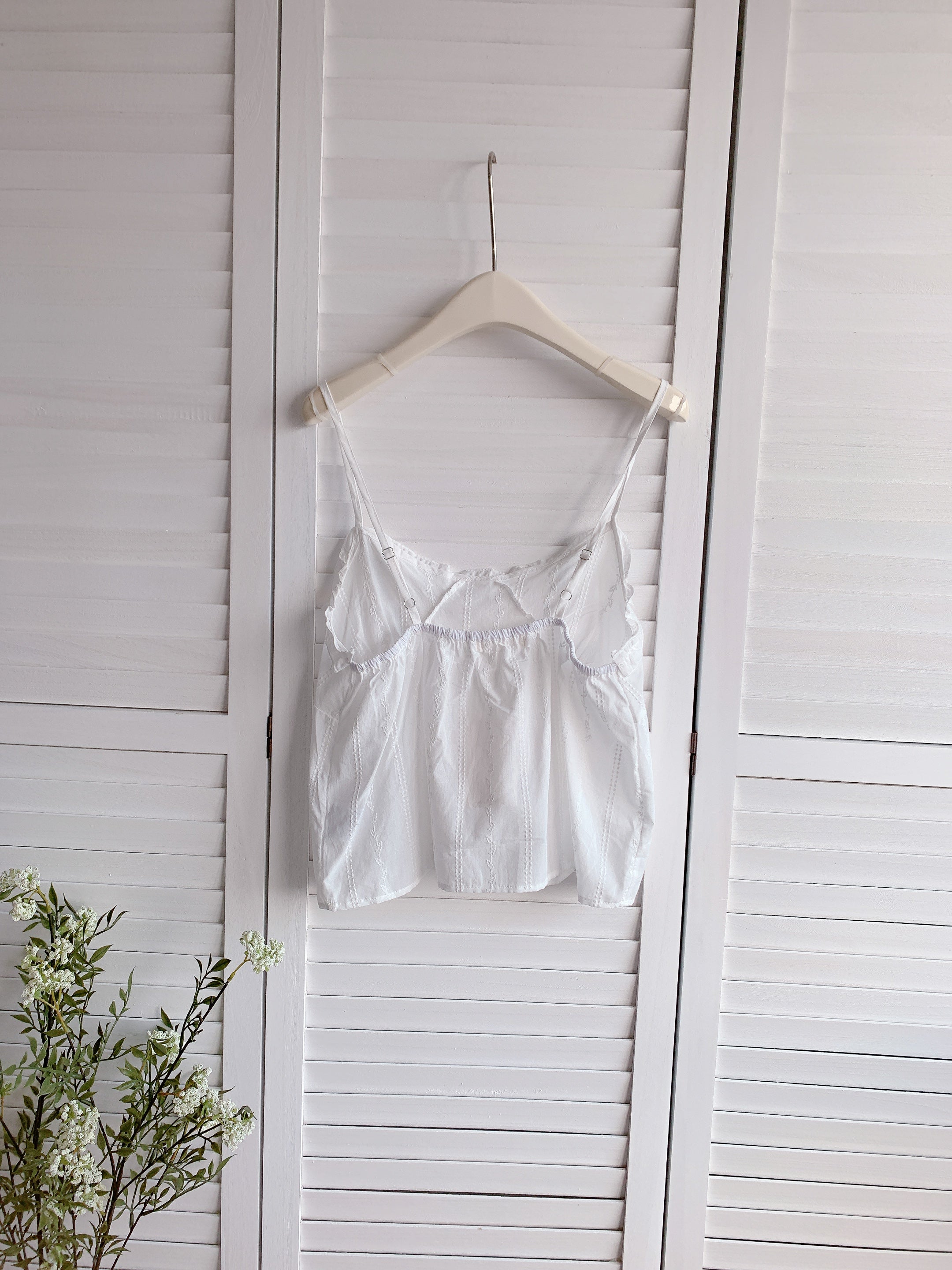 HELLO MILK TEE- 86318 吊帶上衣