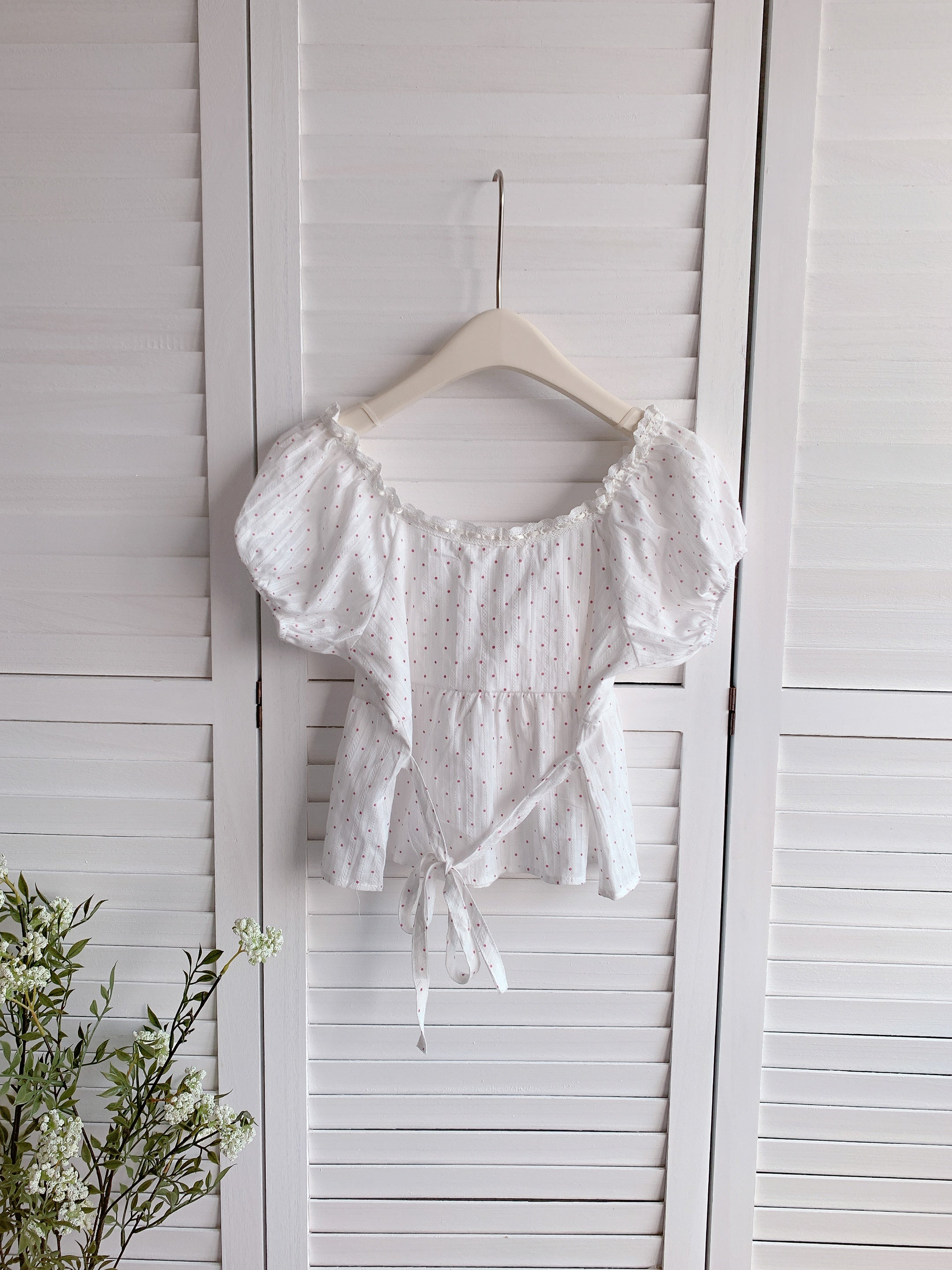 HELLO MILK TEE- 86260 甜美小衫