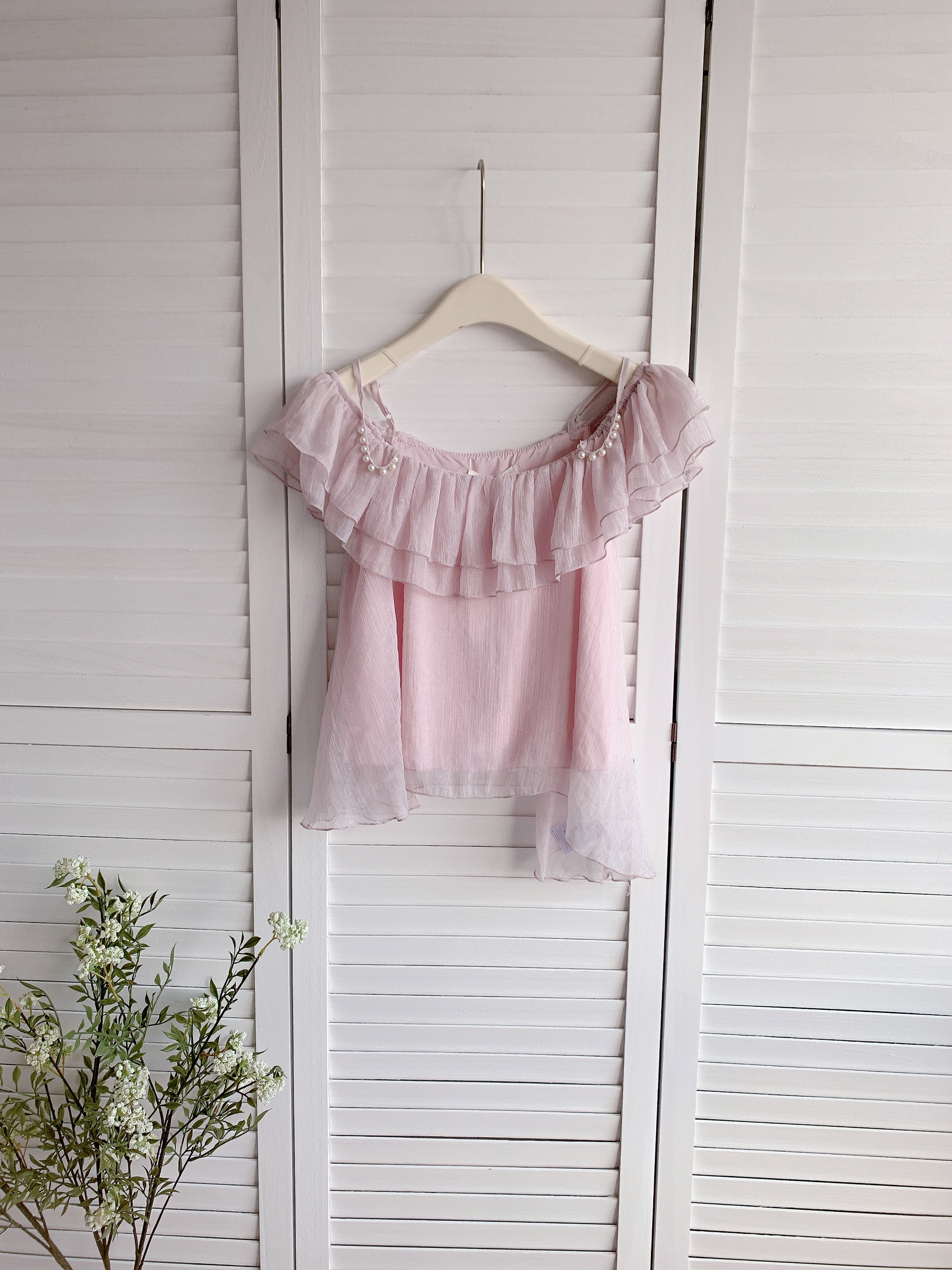 HELLO MILK TEE- 86302 仙氣小衫