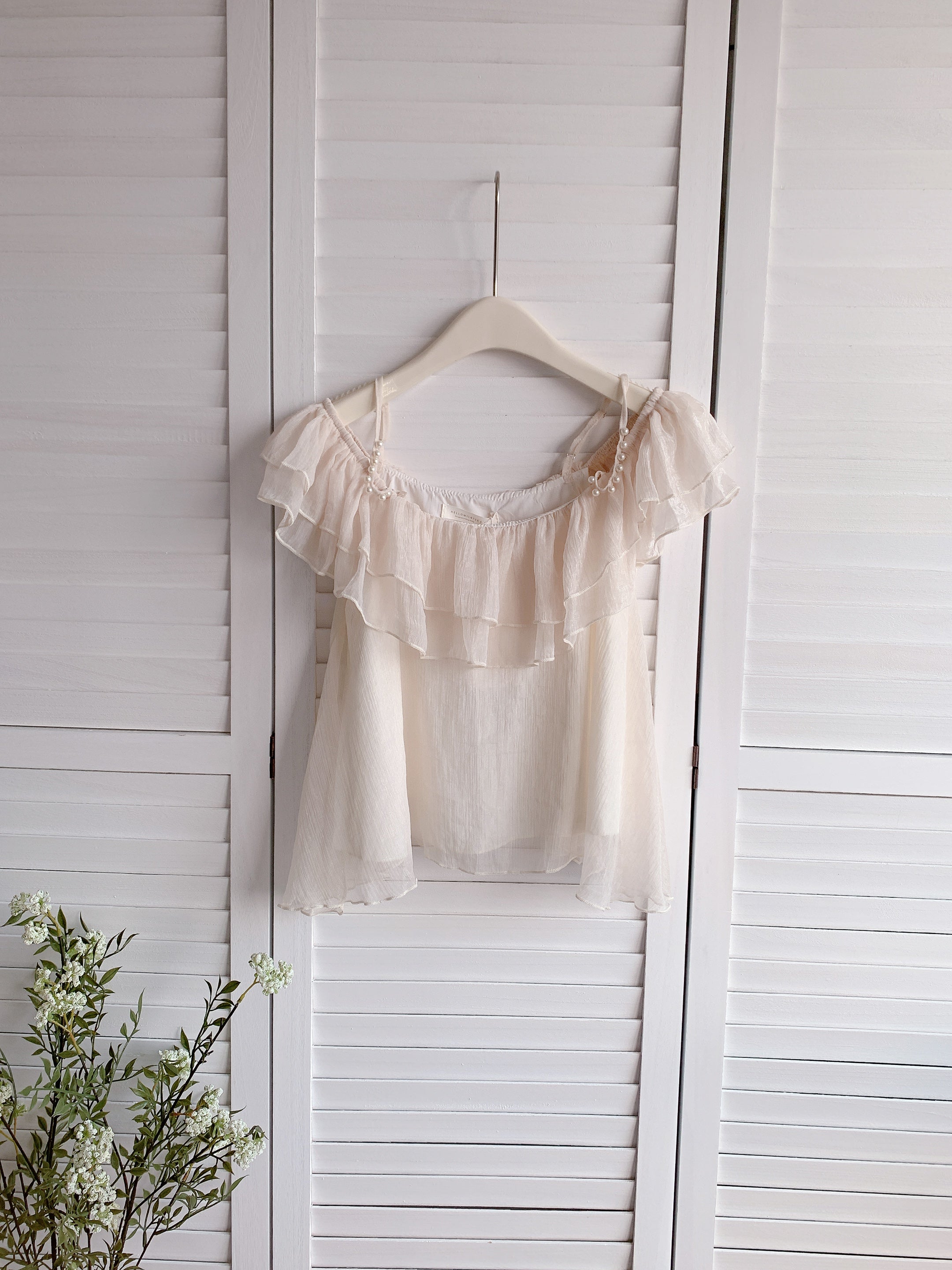 HELLO MILK TEE- 86302 仙氣小衫