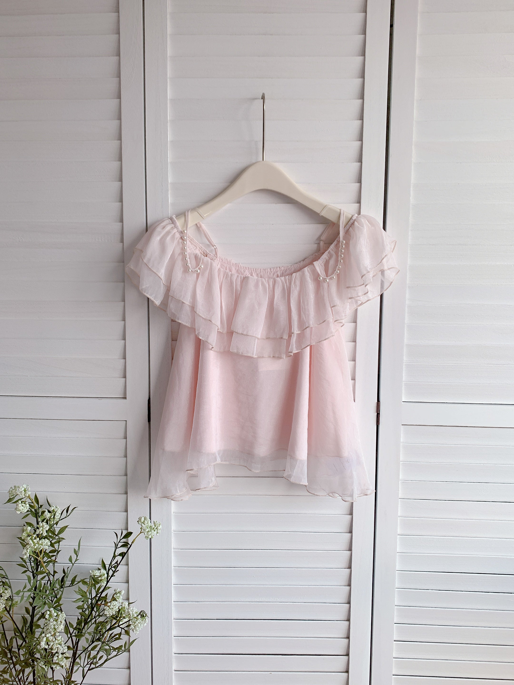 HELLO MILK TEE- 86302 仙氣小衫