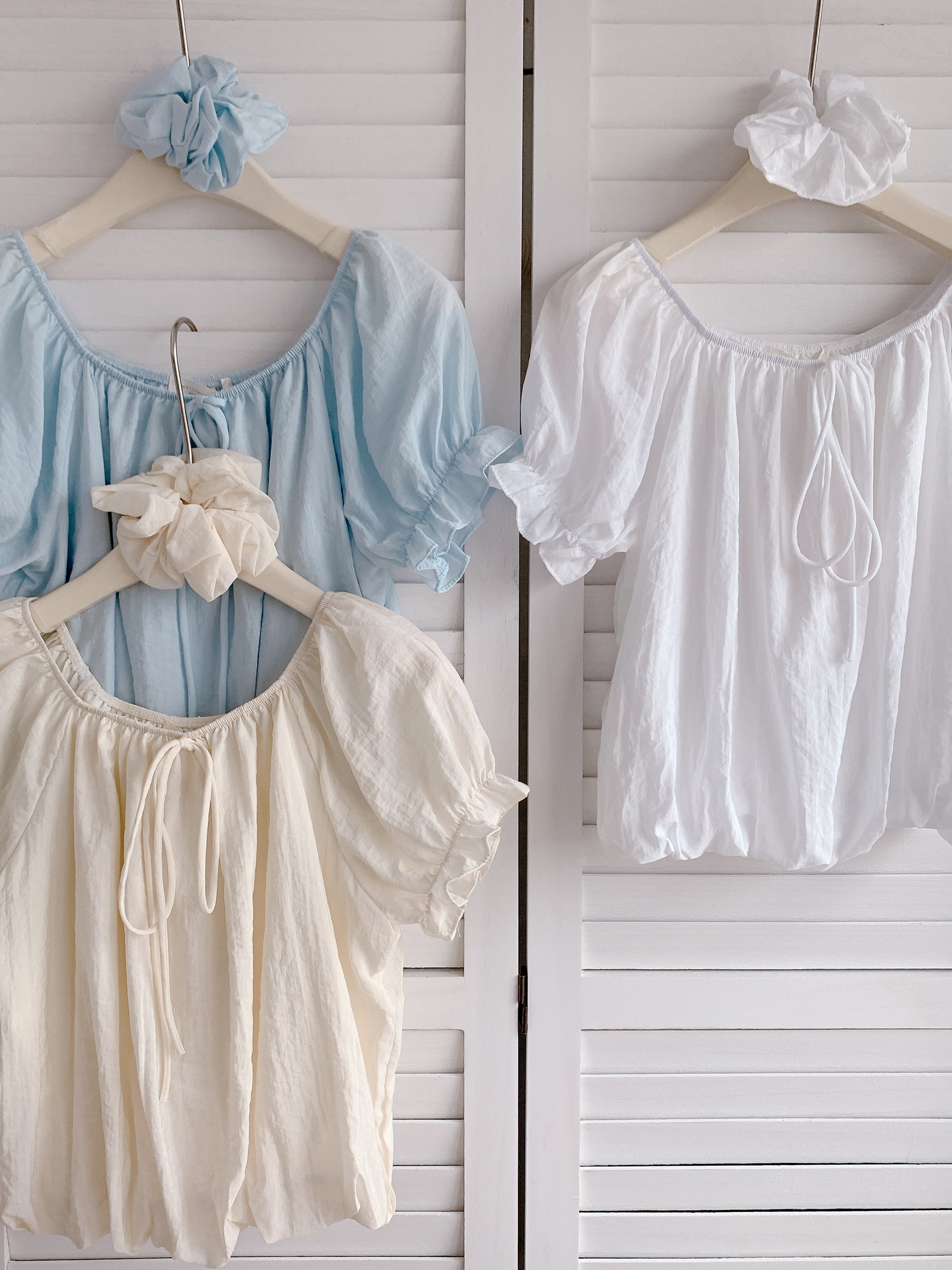 HELLO MILK TEE- 86344  法式小衫