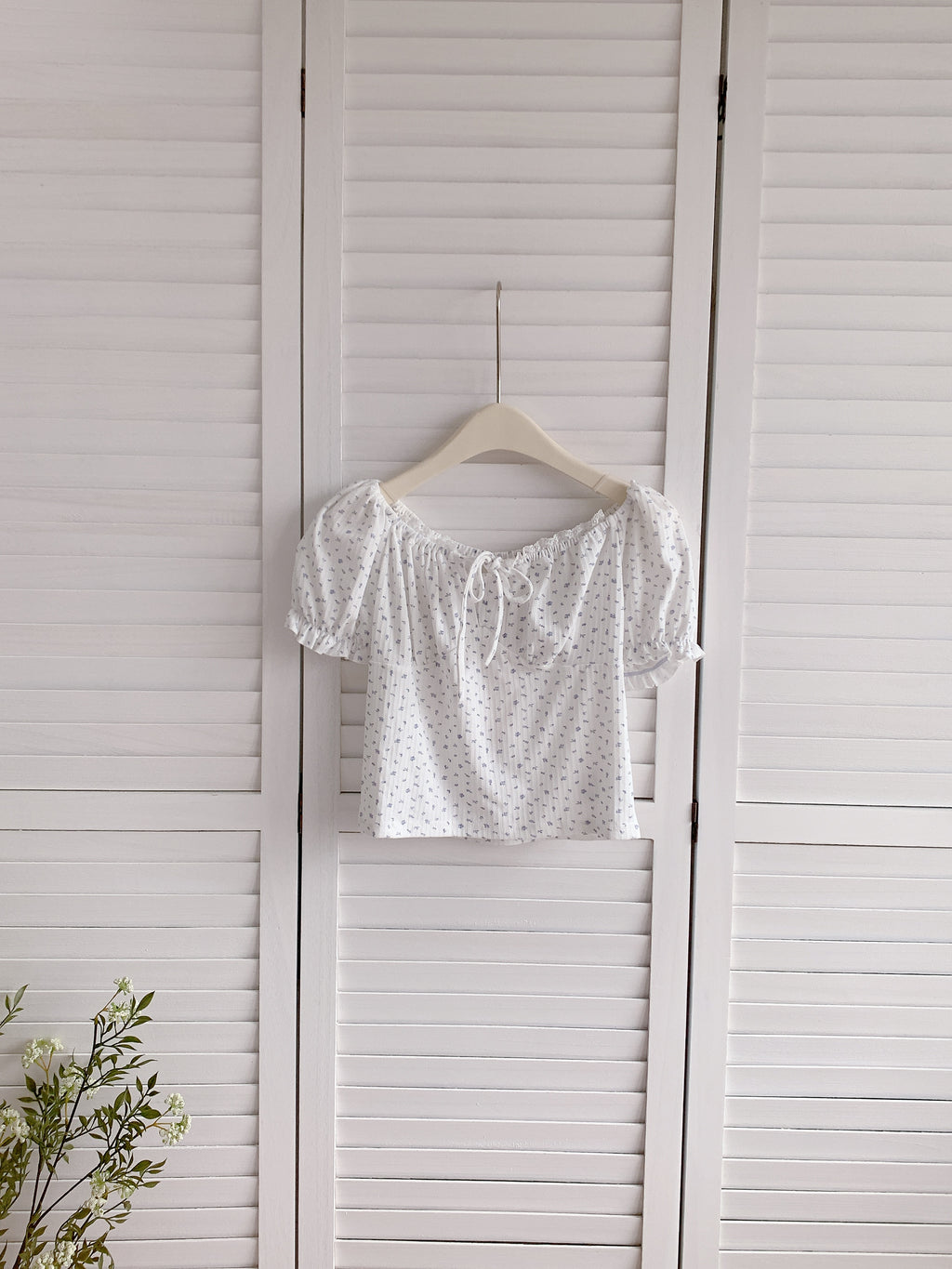 HELLO MILK TEE- 86342  提花小衫