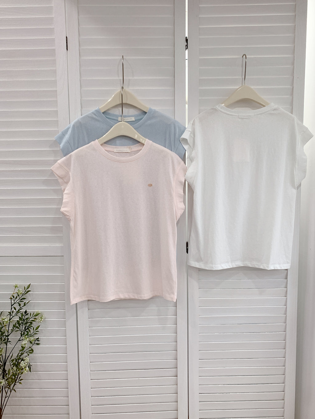 HELLO MILK TEE- 86370  簡約短袖