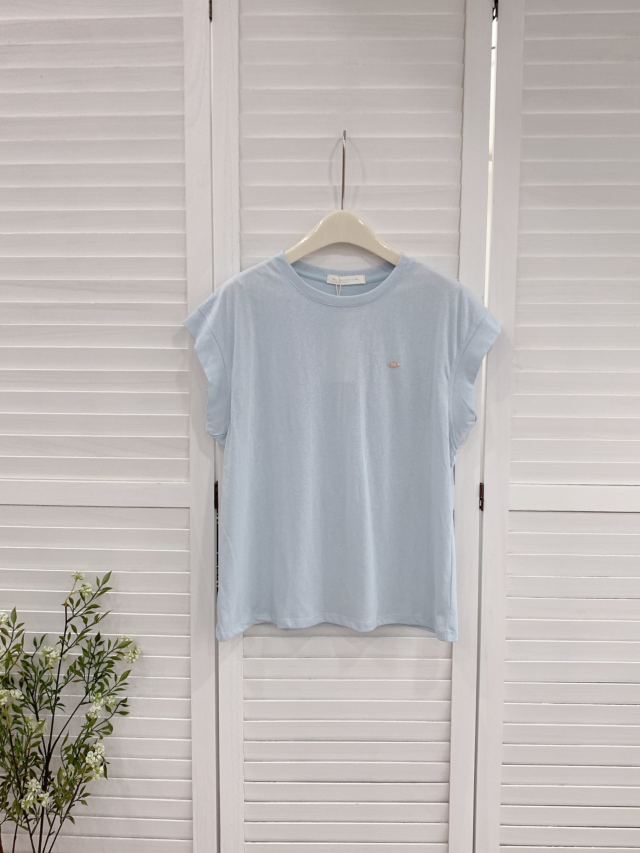 HELLO MILK TEE- 86370  簡約短袖