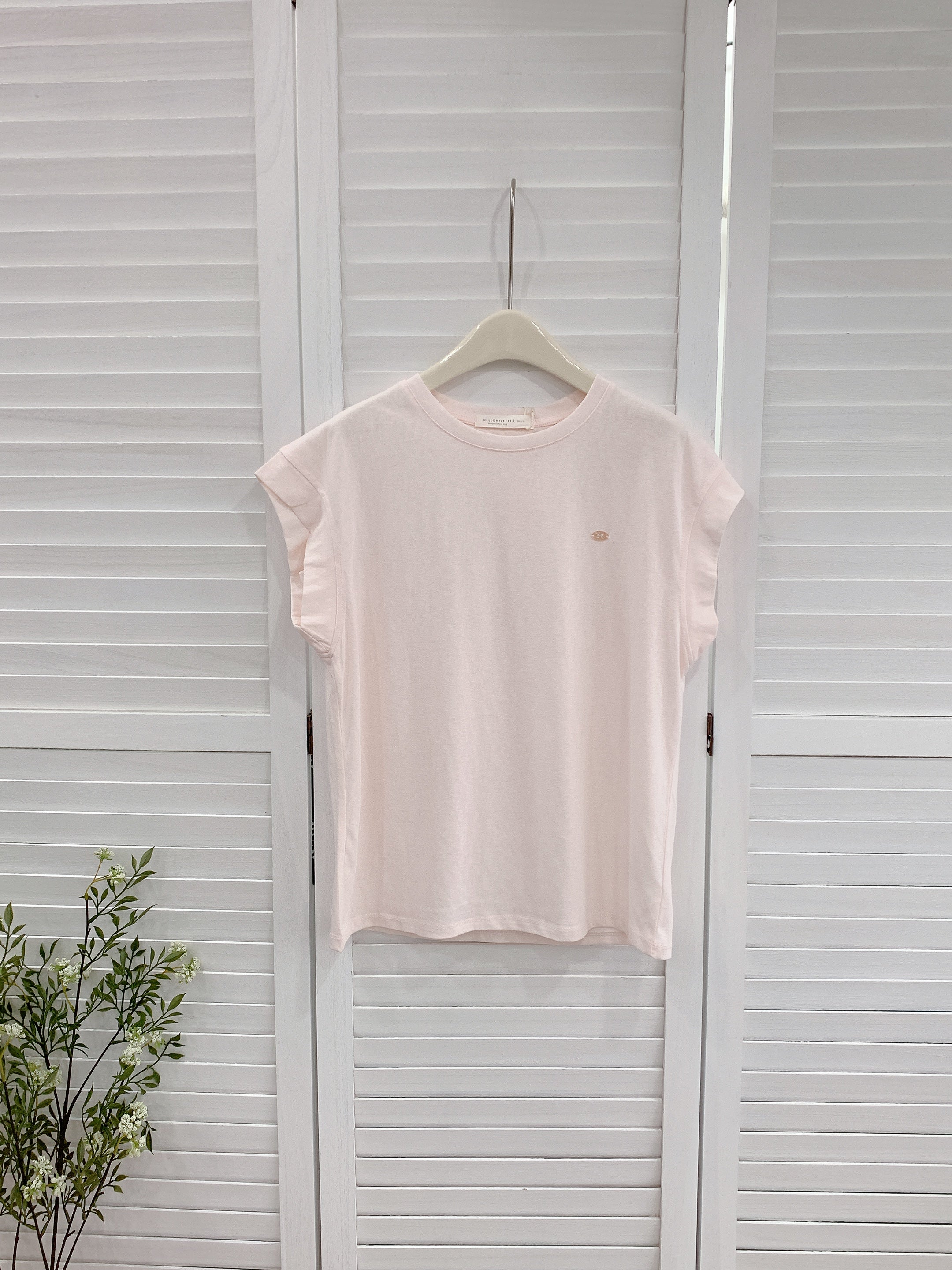 HELLO MILK TEE- 86370  簡約短袖