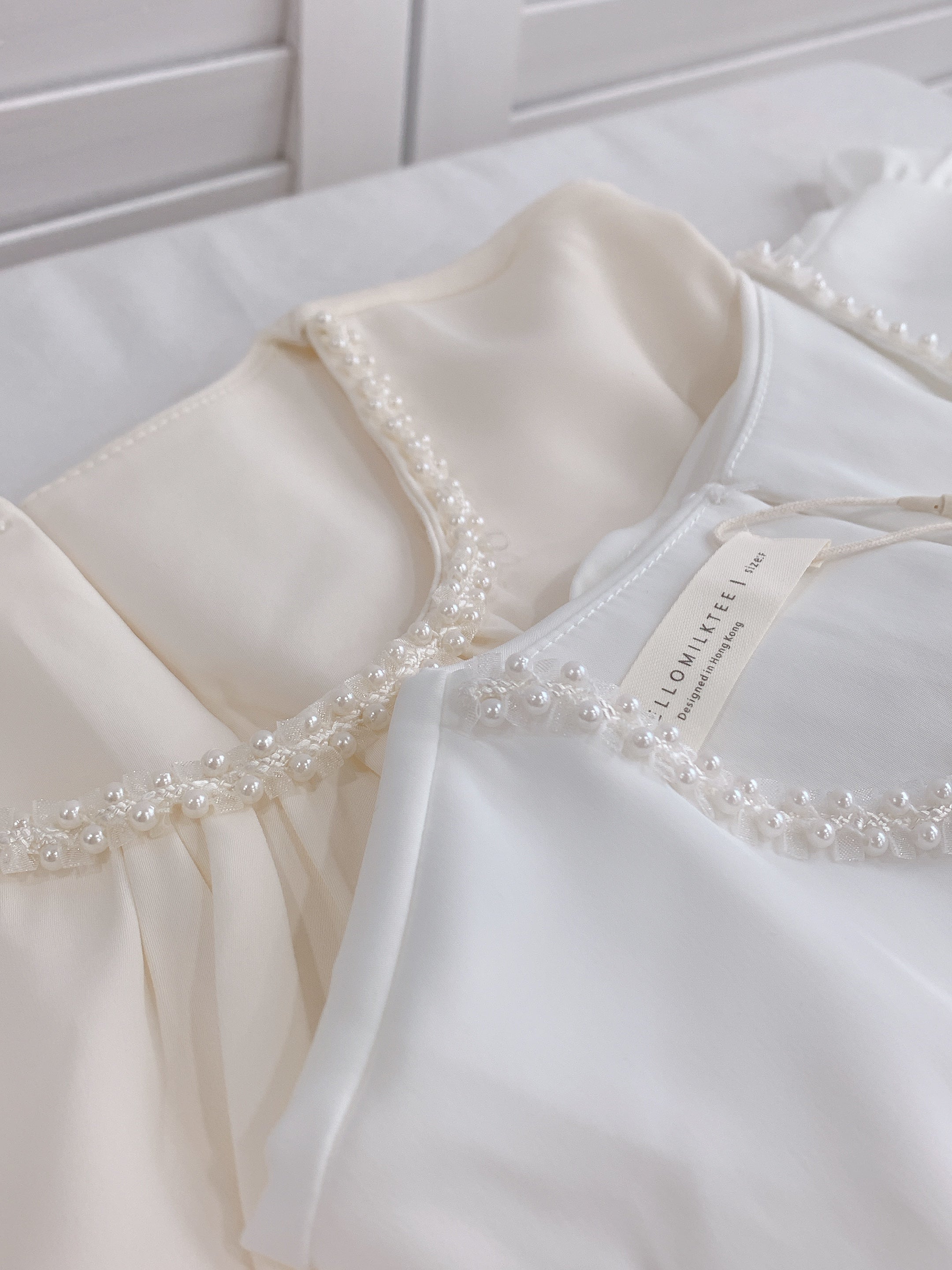 HELLO MILK TEE- 86329  氣質小衫