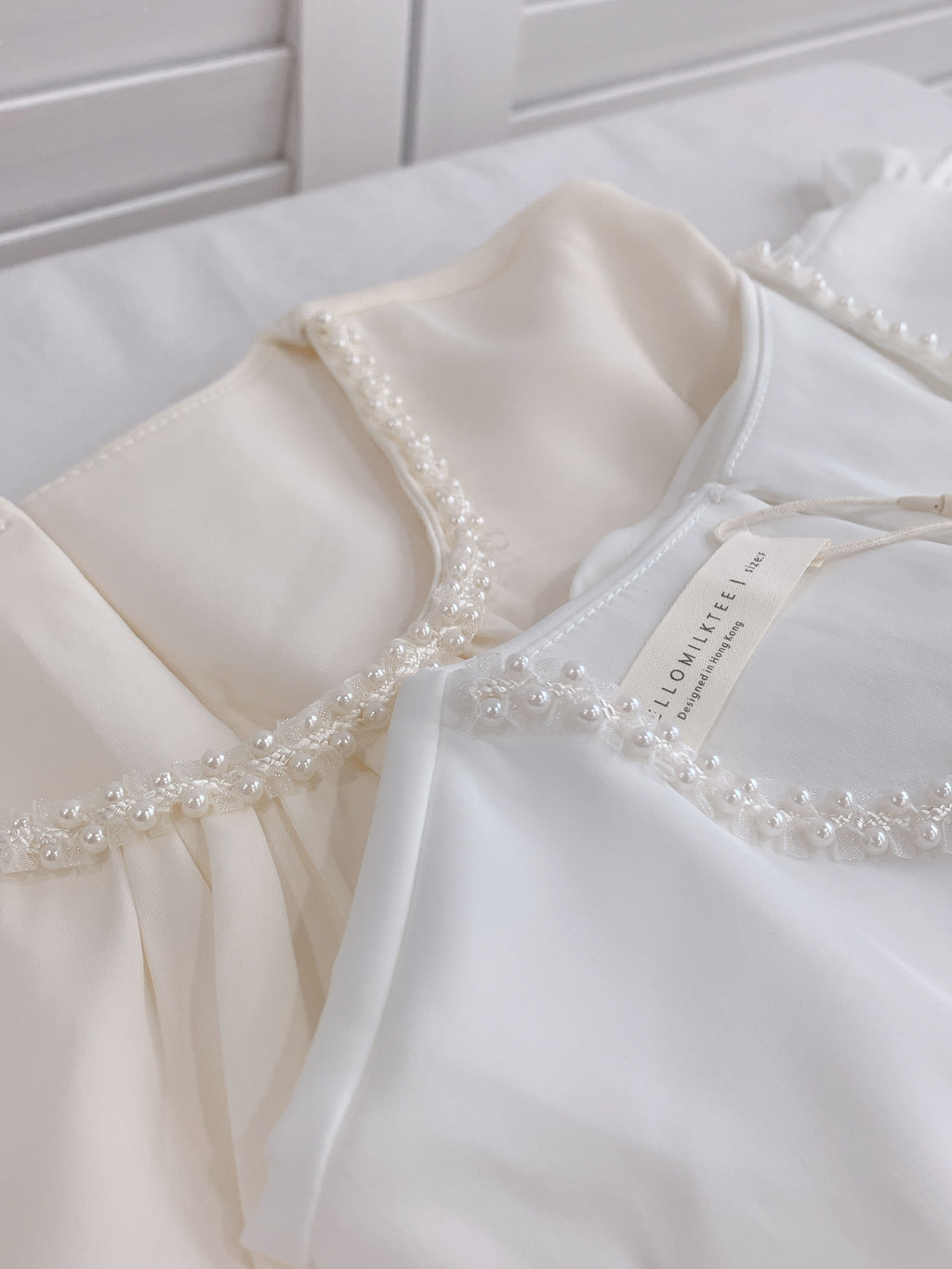HELLO MILK TEE- 86329  氣質小衫