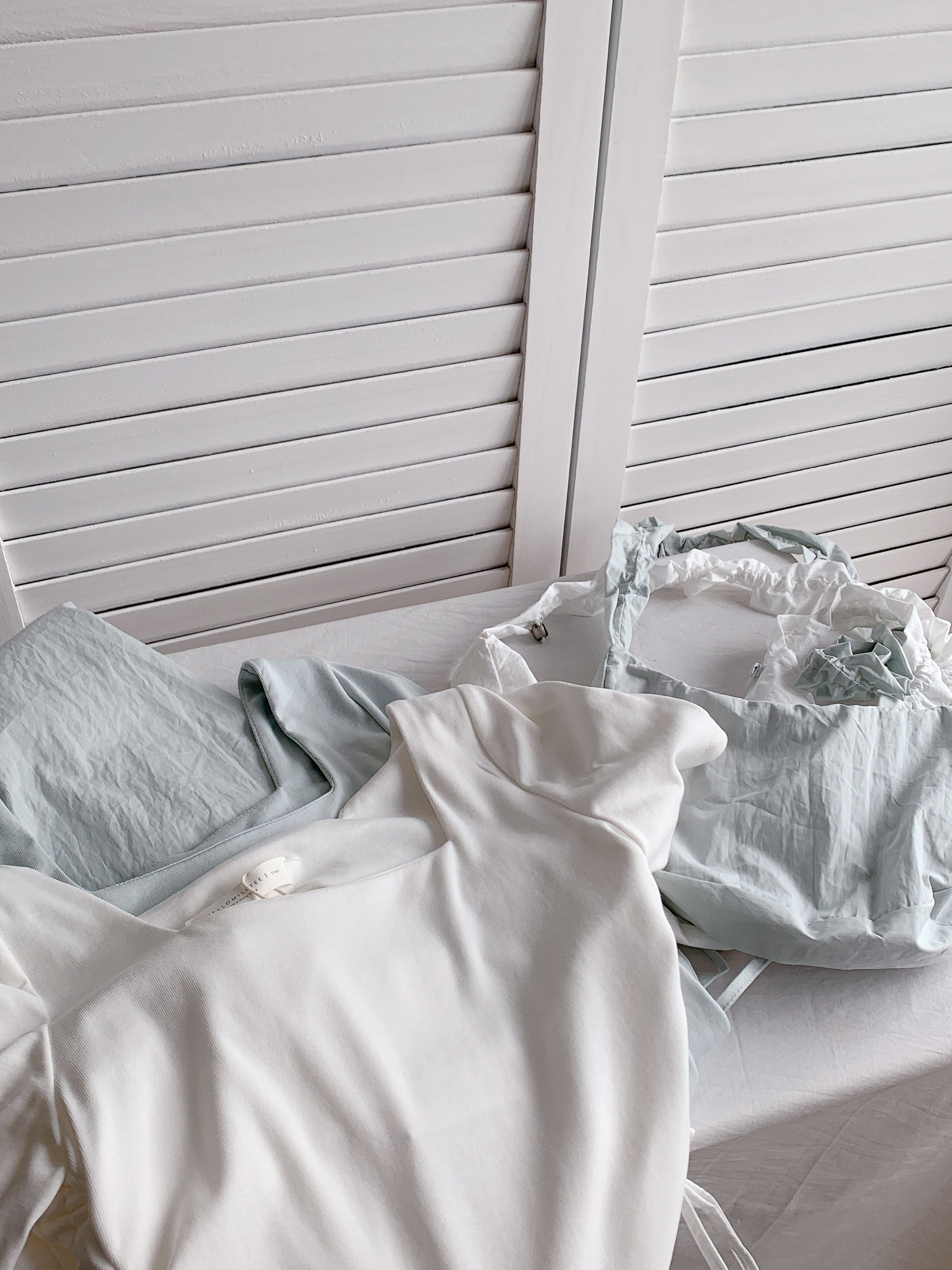 HELLO MILK TEE- 86335  抽繩連衣裙