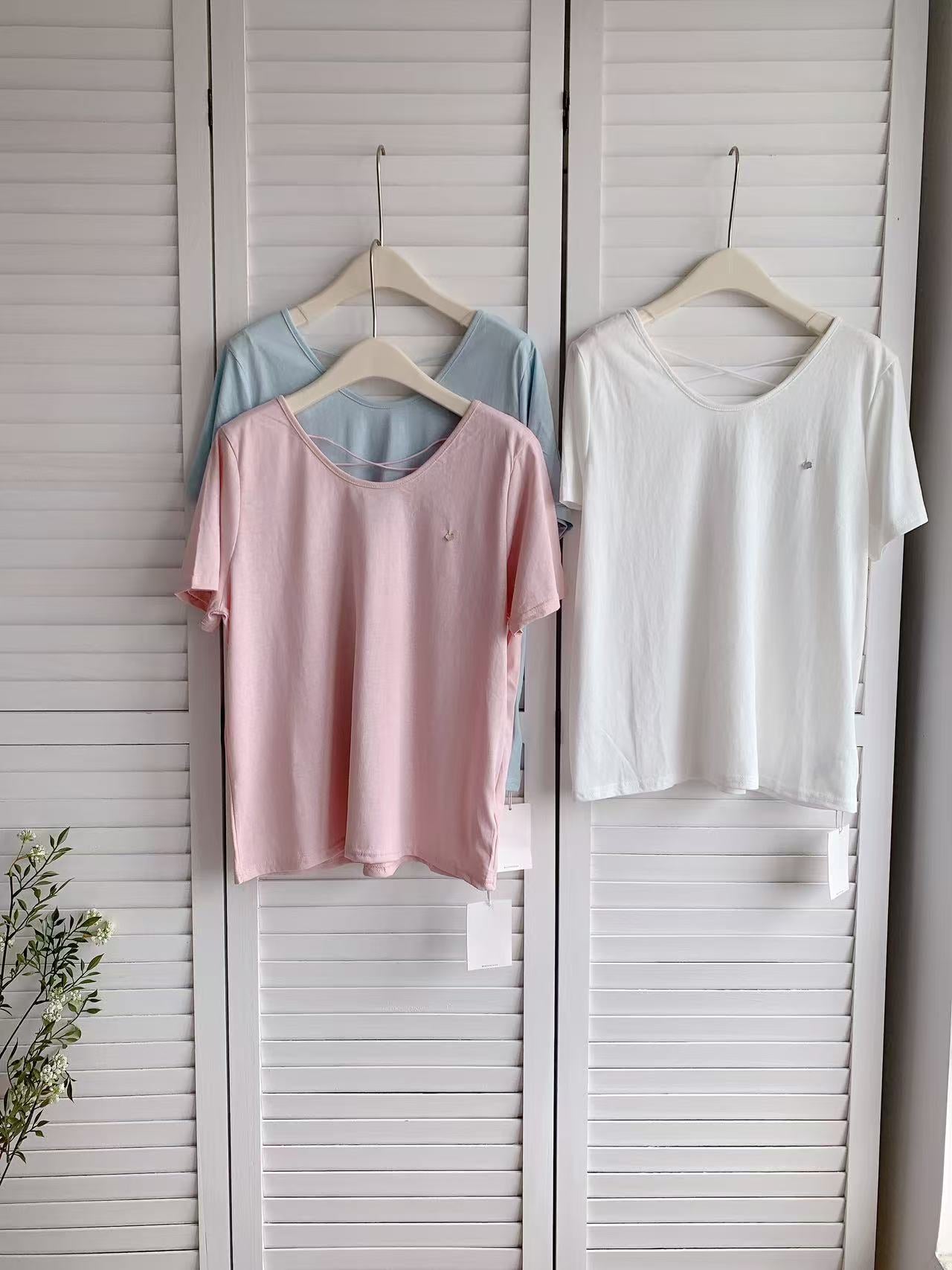 HELLO MILK TEE- 86401 純色短袖