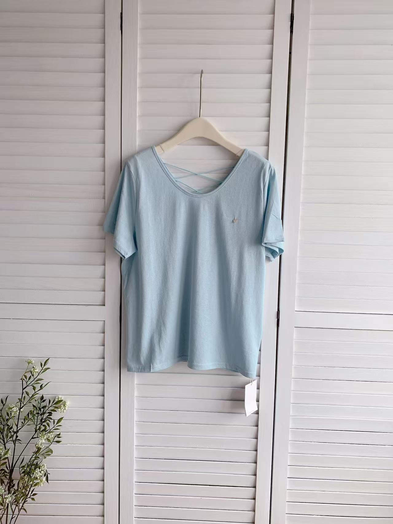 HELLO MILK TEE- 86401 純色短袖