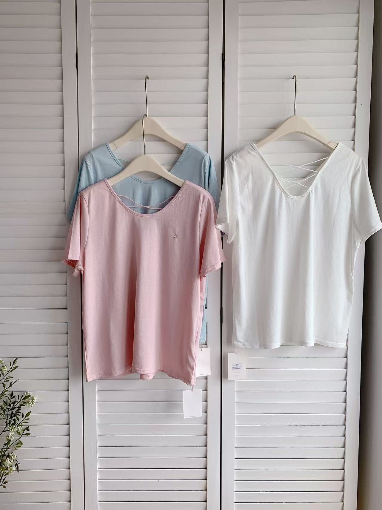 HELLO MILK TEE- 86401 純色短袖