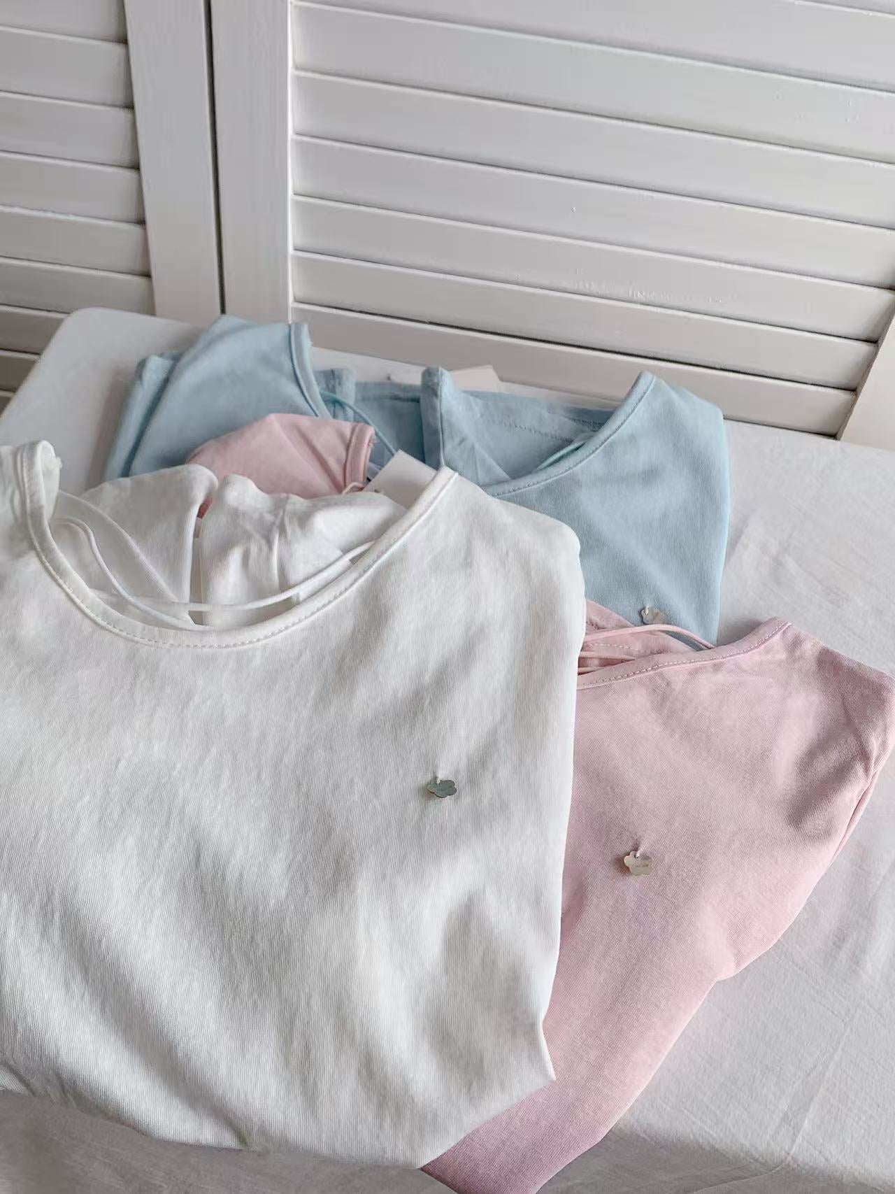 HELLO MILK TEE- 86401 純色短袖