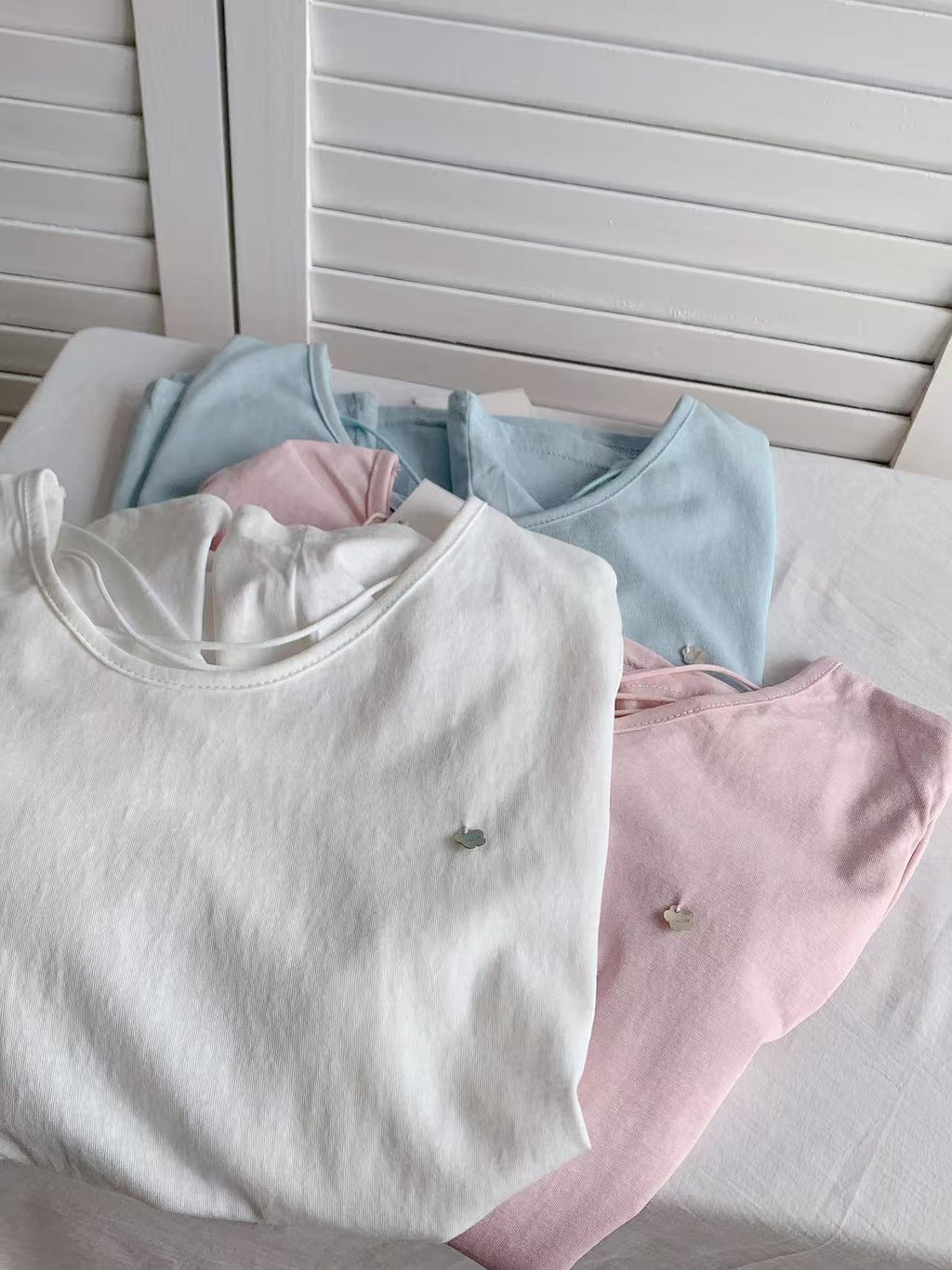 HELLO MILK TEE- 86401 純色短袖