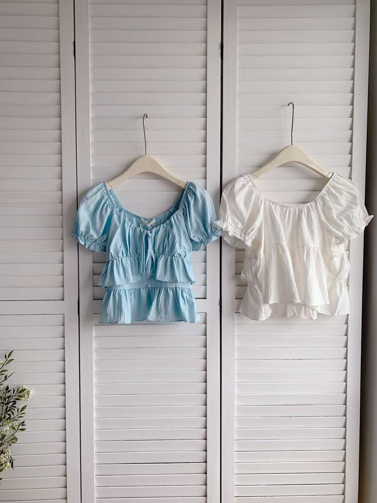 HELLO MILK TEE- 86406 韓系小衫