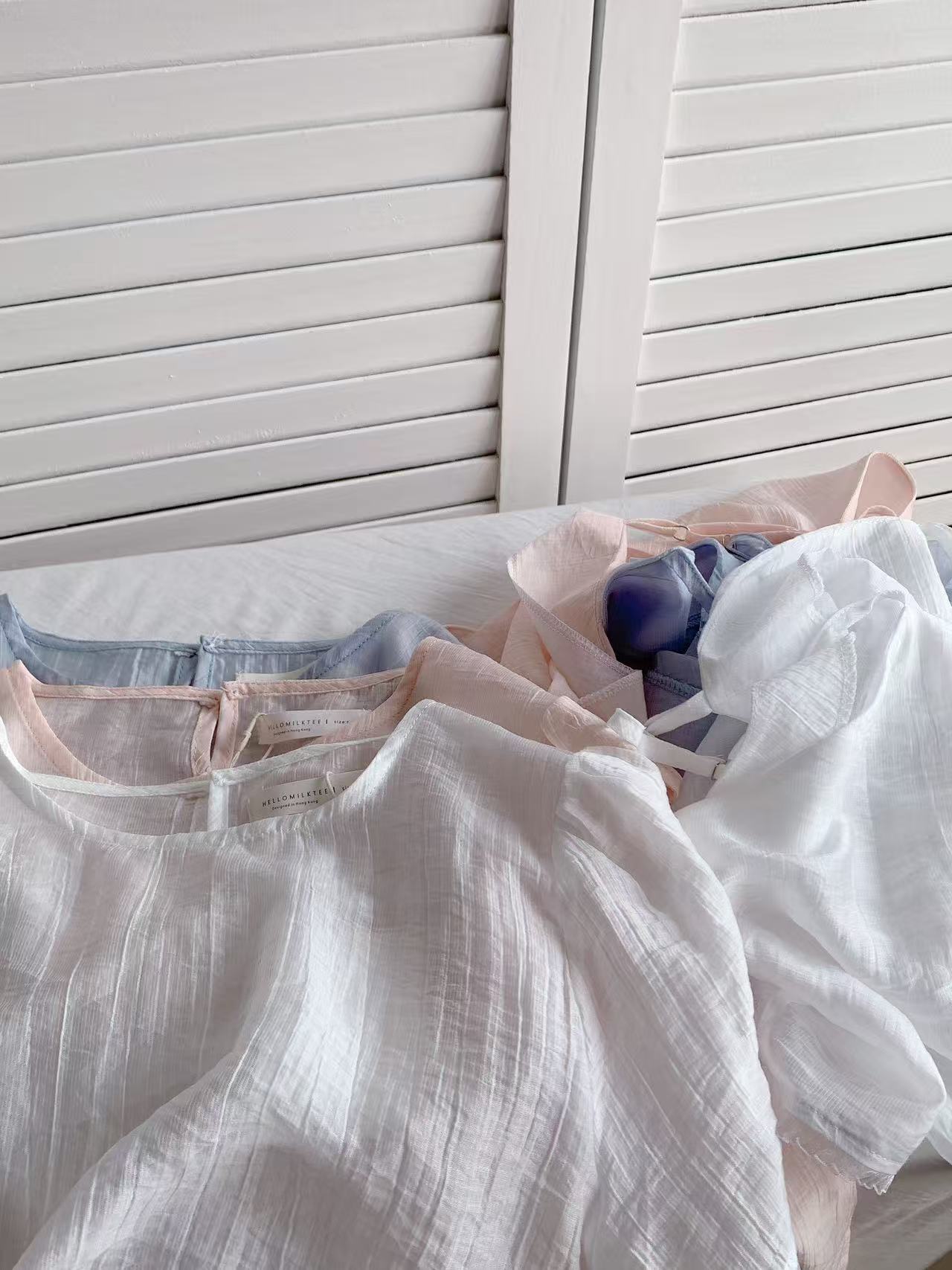 HELLO MILK TEE- 86409 簡約套裝