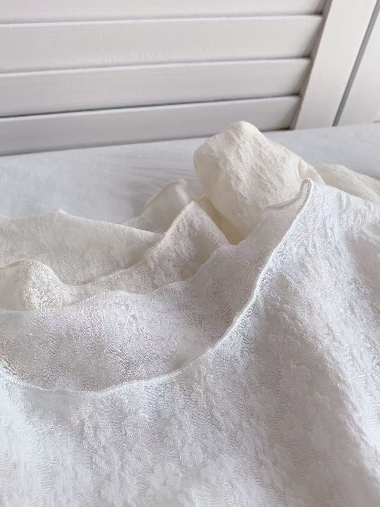 HELLO MILK TEE- 86375 蕾絲套裝