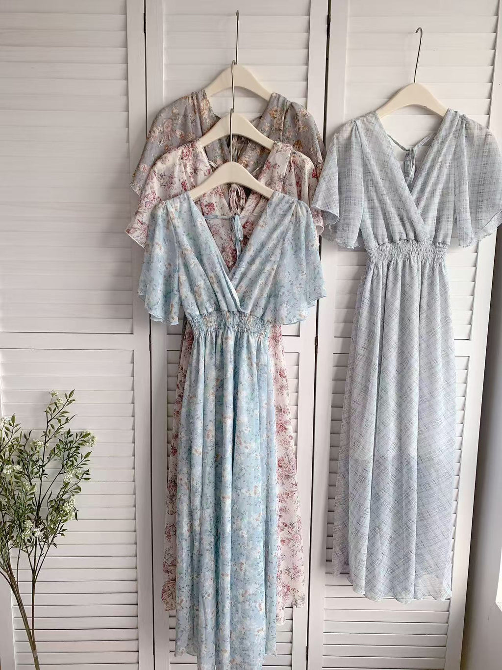 HELLO MILK TEE- 86418 法式連衣裙