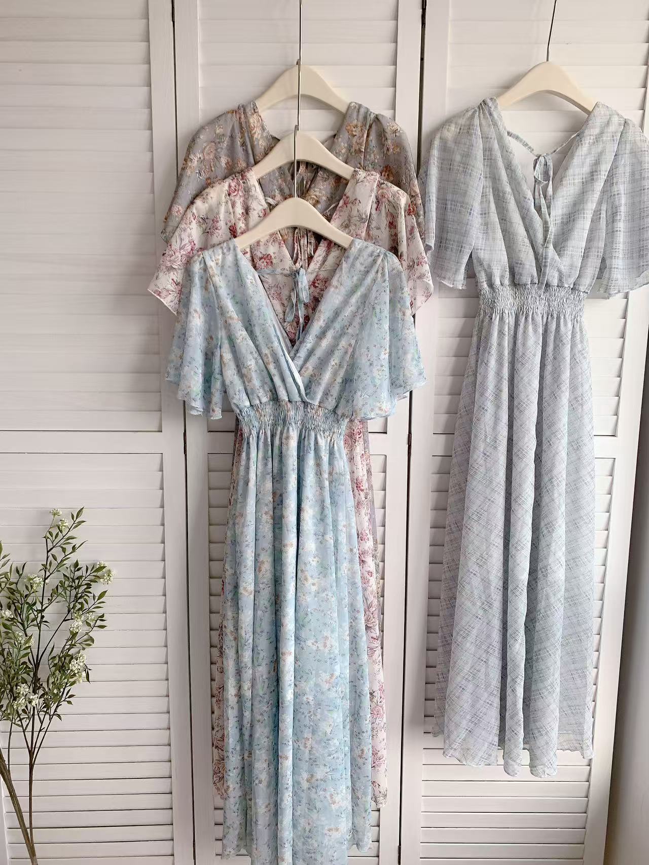 HELLO MILK TEE- 86418 法式連衣裙