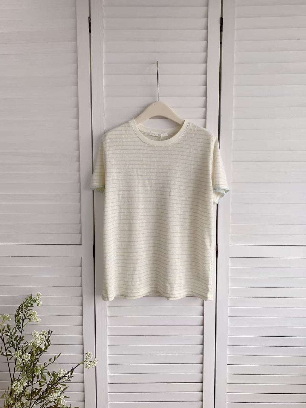 HELLO MILK TEE- 86399 條紋小衫