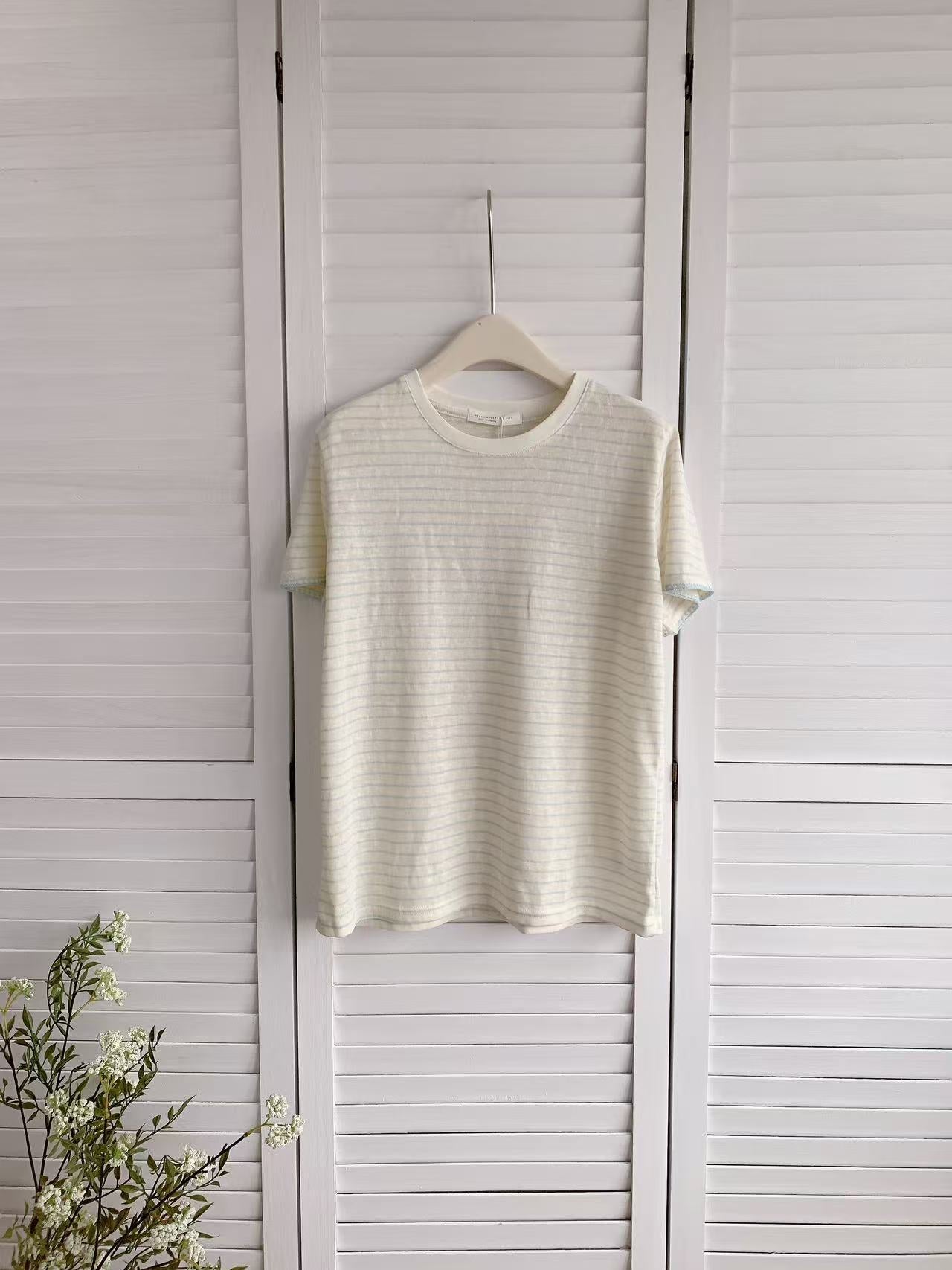 HELLO MILK TEE- 86399 條紋小衫