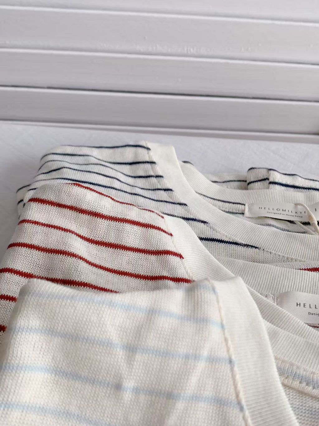 HELLO MILK TEE- 86399 條紋小衫