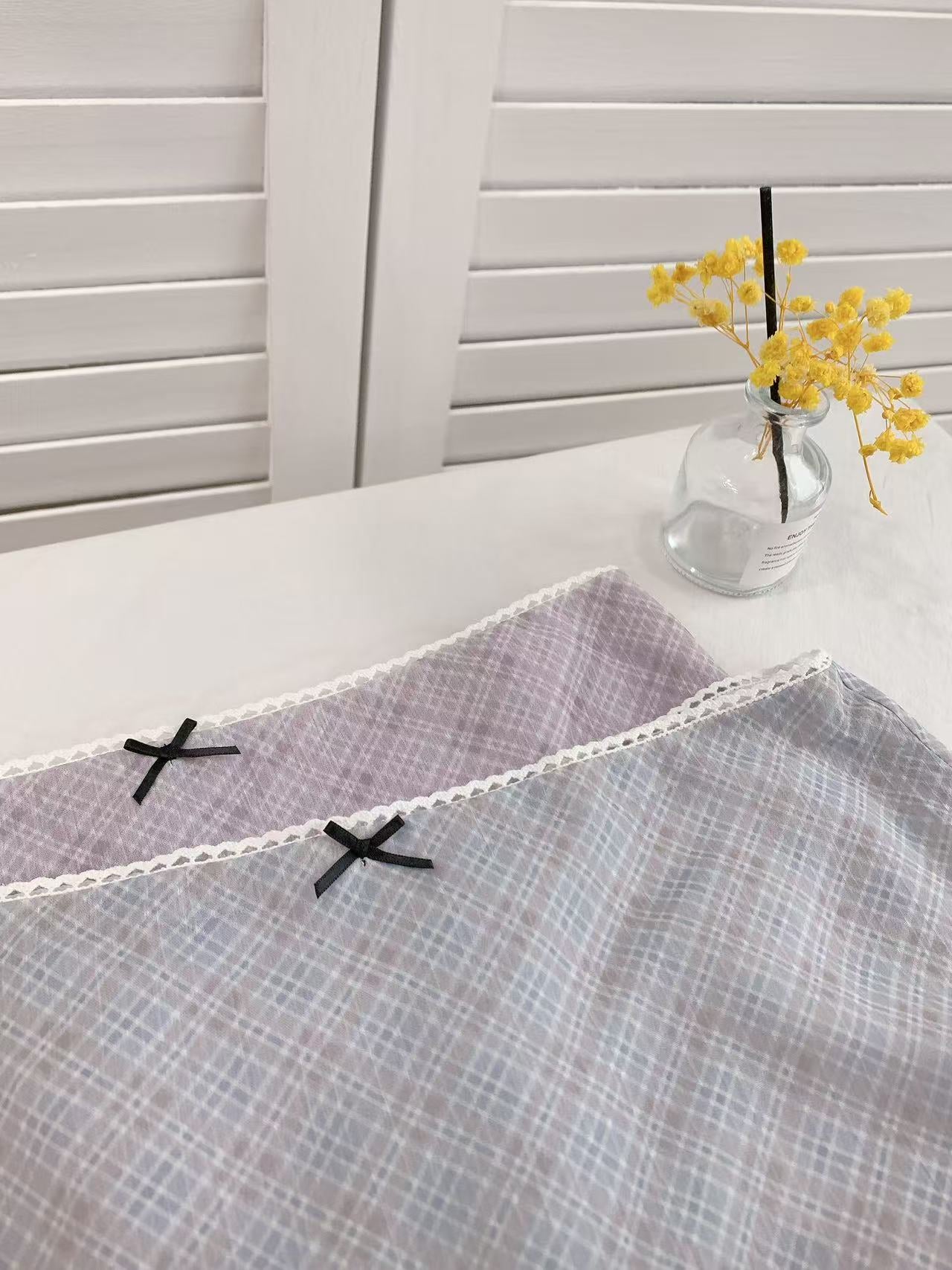 HELLO MILK TEE- 86364 格子半裙