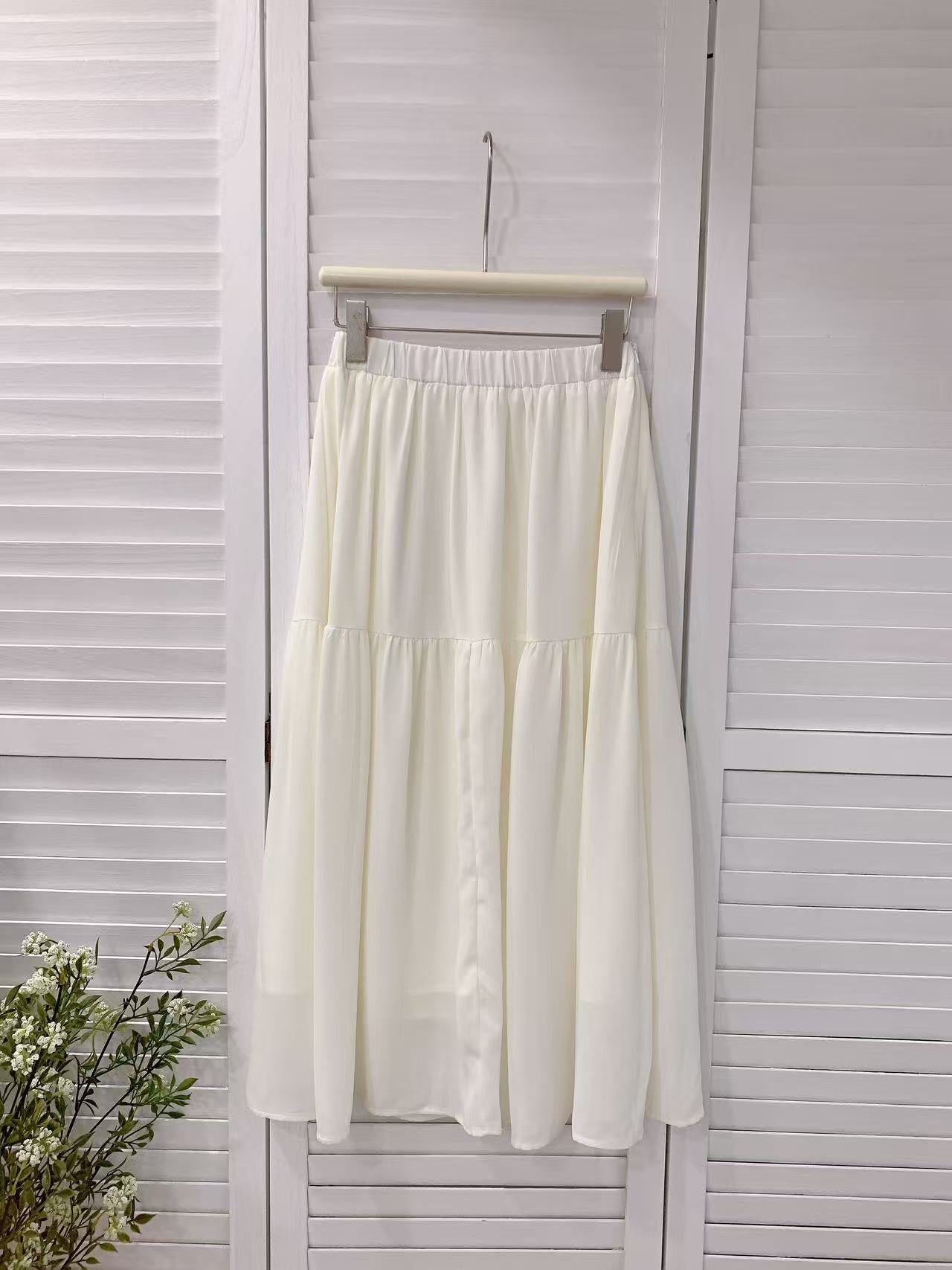 HELLO MILK TEE- 86396 氣質半裙