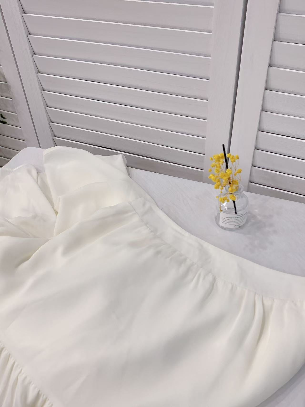 HELLO MILK TEE- 86396 氣質半裙