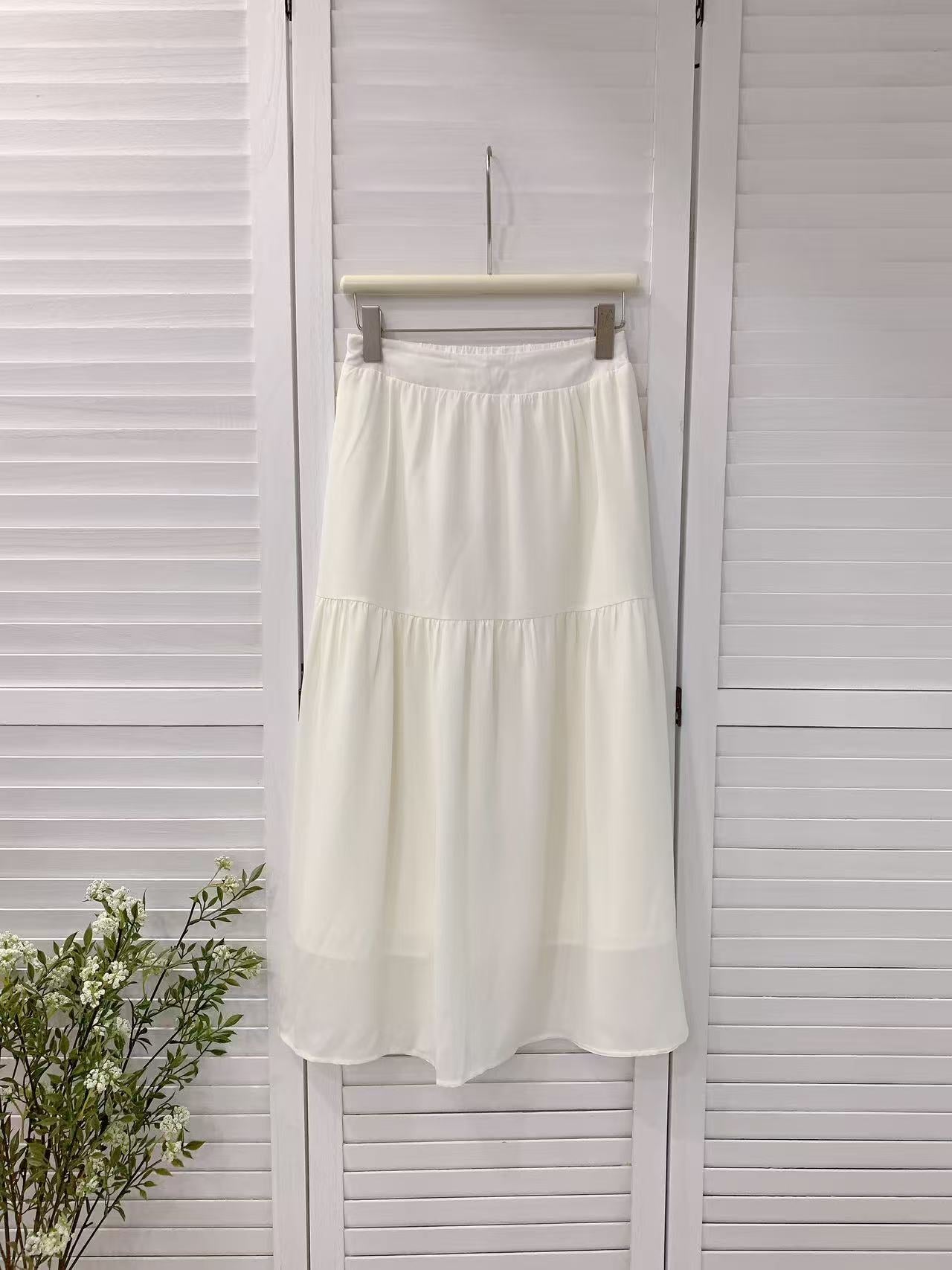 HELLO MILK TEE- 86396 氣質半裙