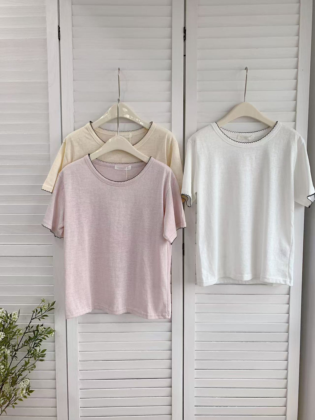HELLO MILK TEE- 86402 百搭短袖
