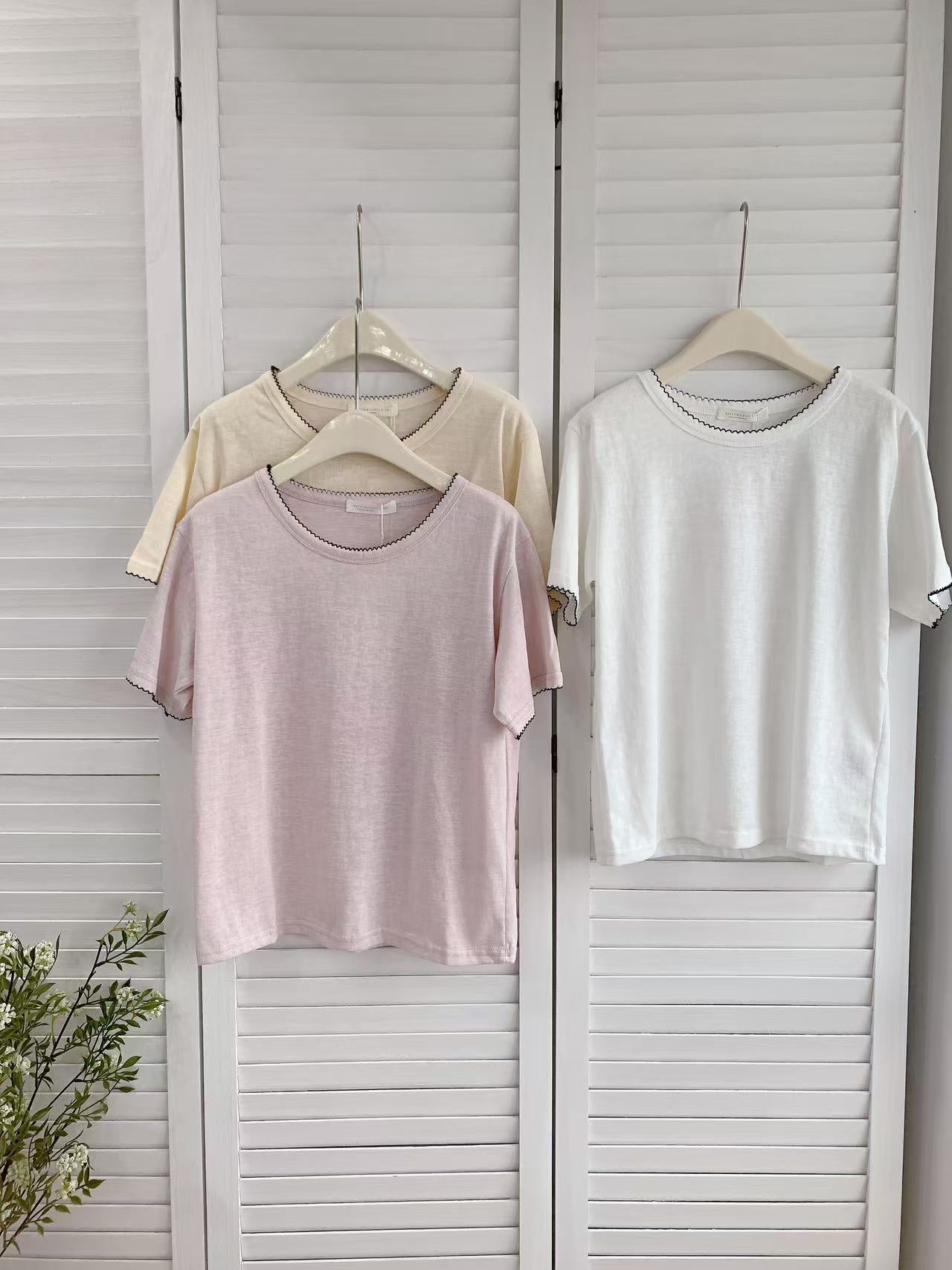 HELLO MILK TEE- 86402 百搭短袖