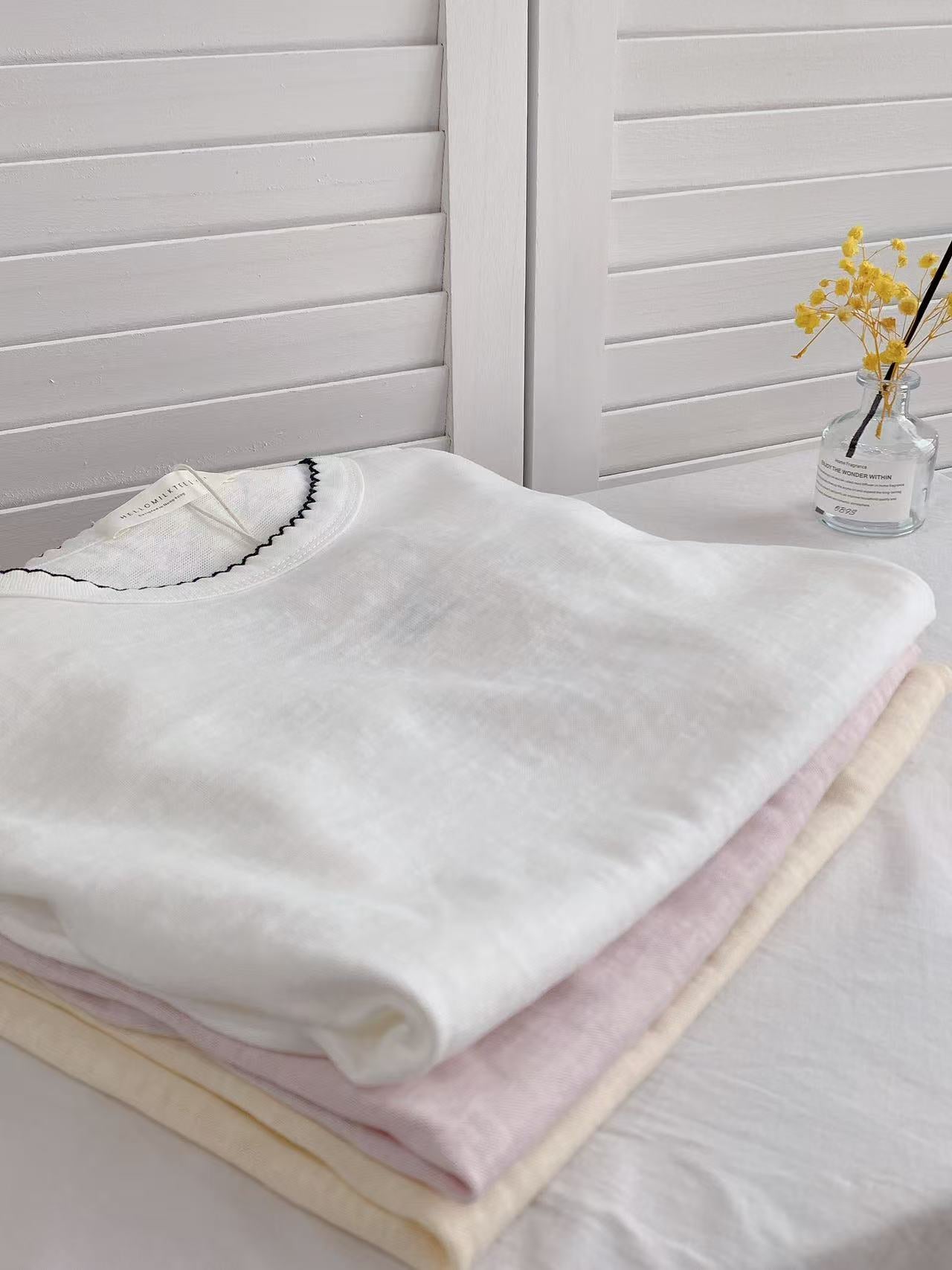 HELLO MILK TEE- 86402 百搭短袖