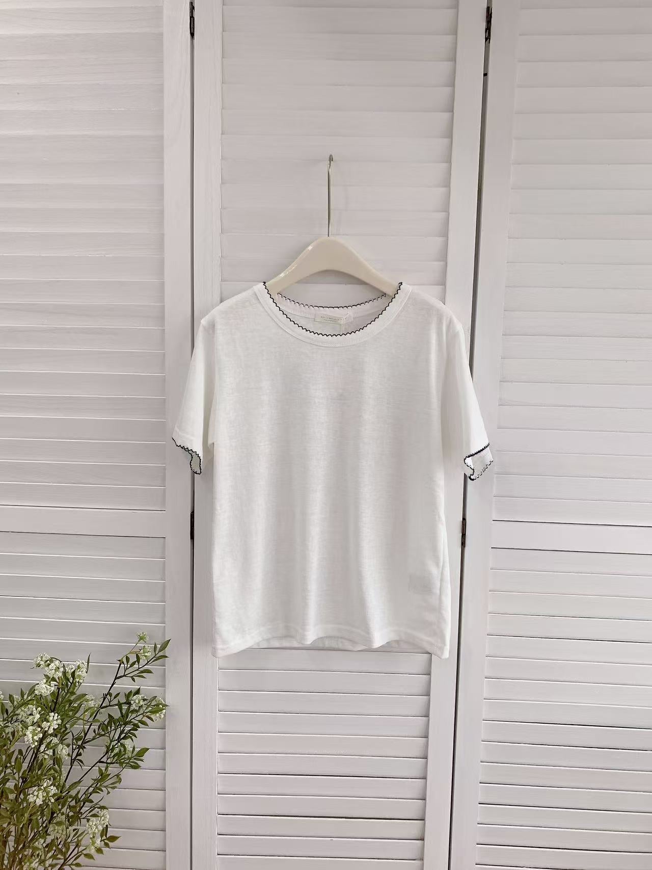 HELLO MILK TEE- 86402 百搭短袖