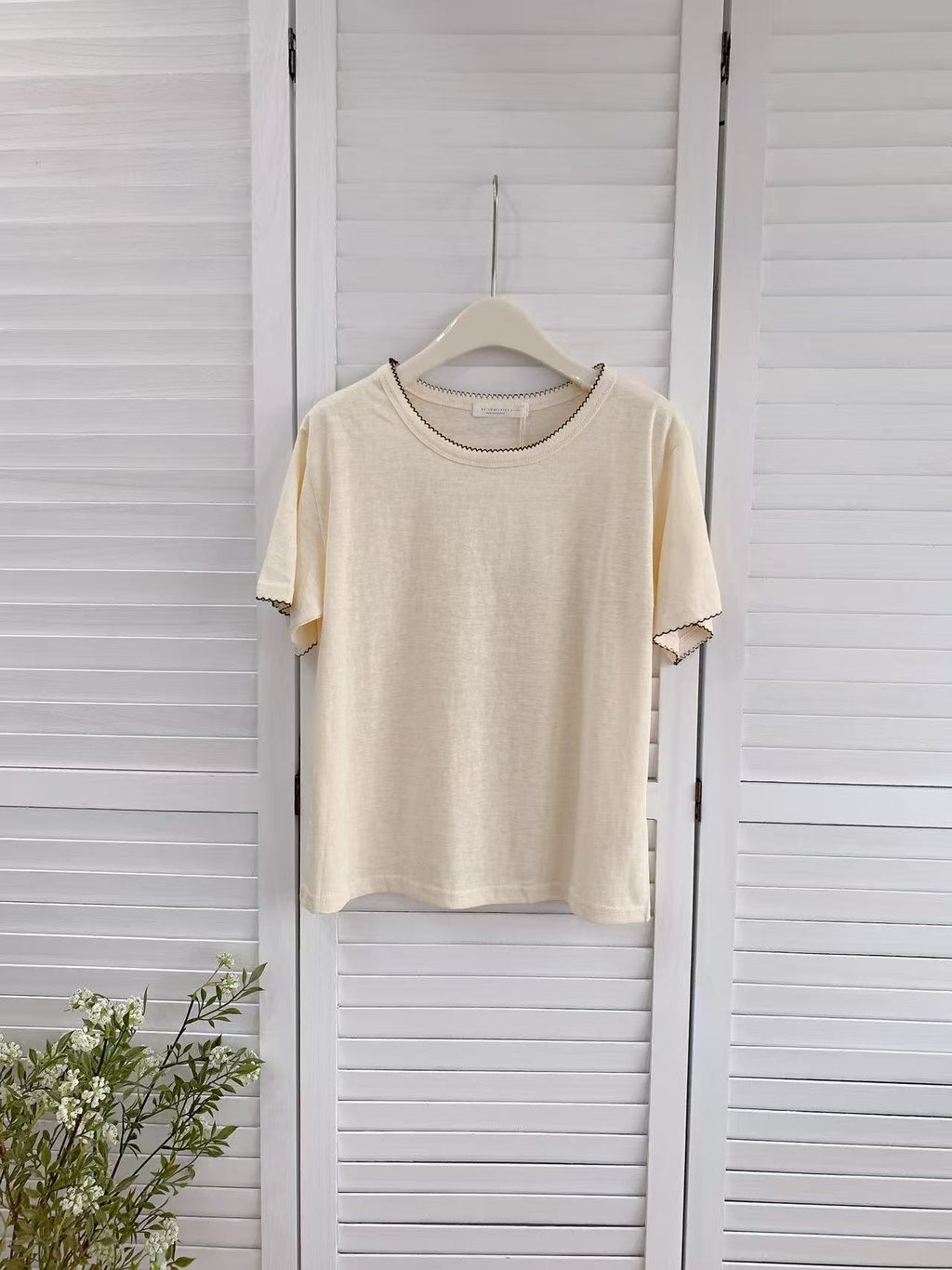 HELLO MILK TEE- 86402 百搭短袖