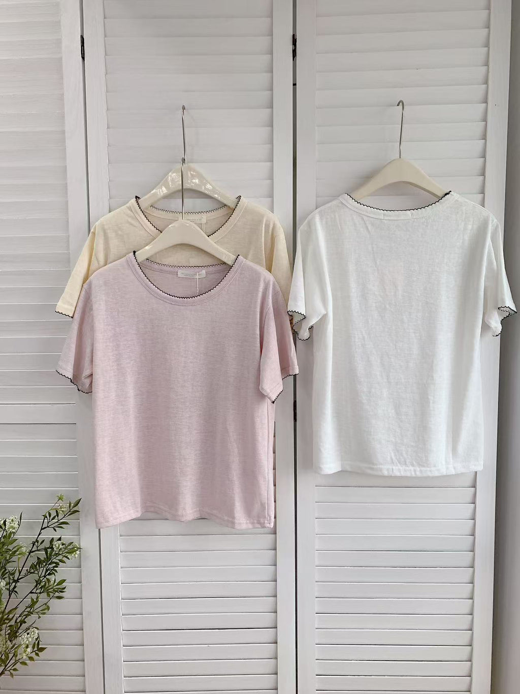 HELLO MILK TEE- 86402 百搭短袖
