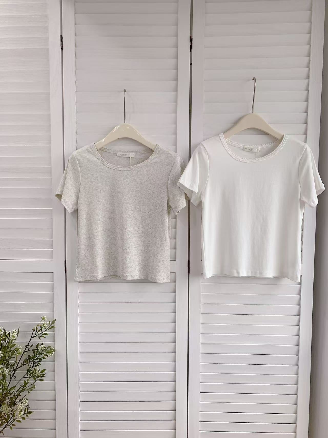 HELLO MILK TEE- 86403 韓系短袖