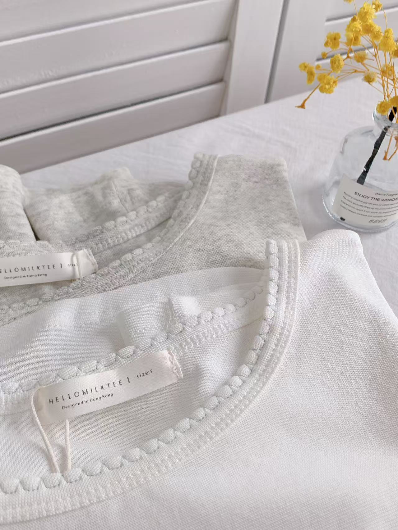 HELLO MILK TEE- 86403 韓系短袖