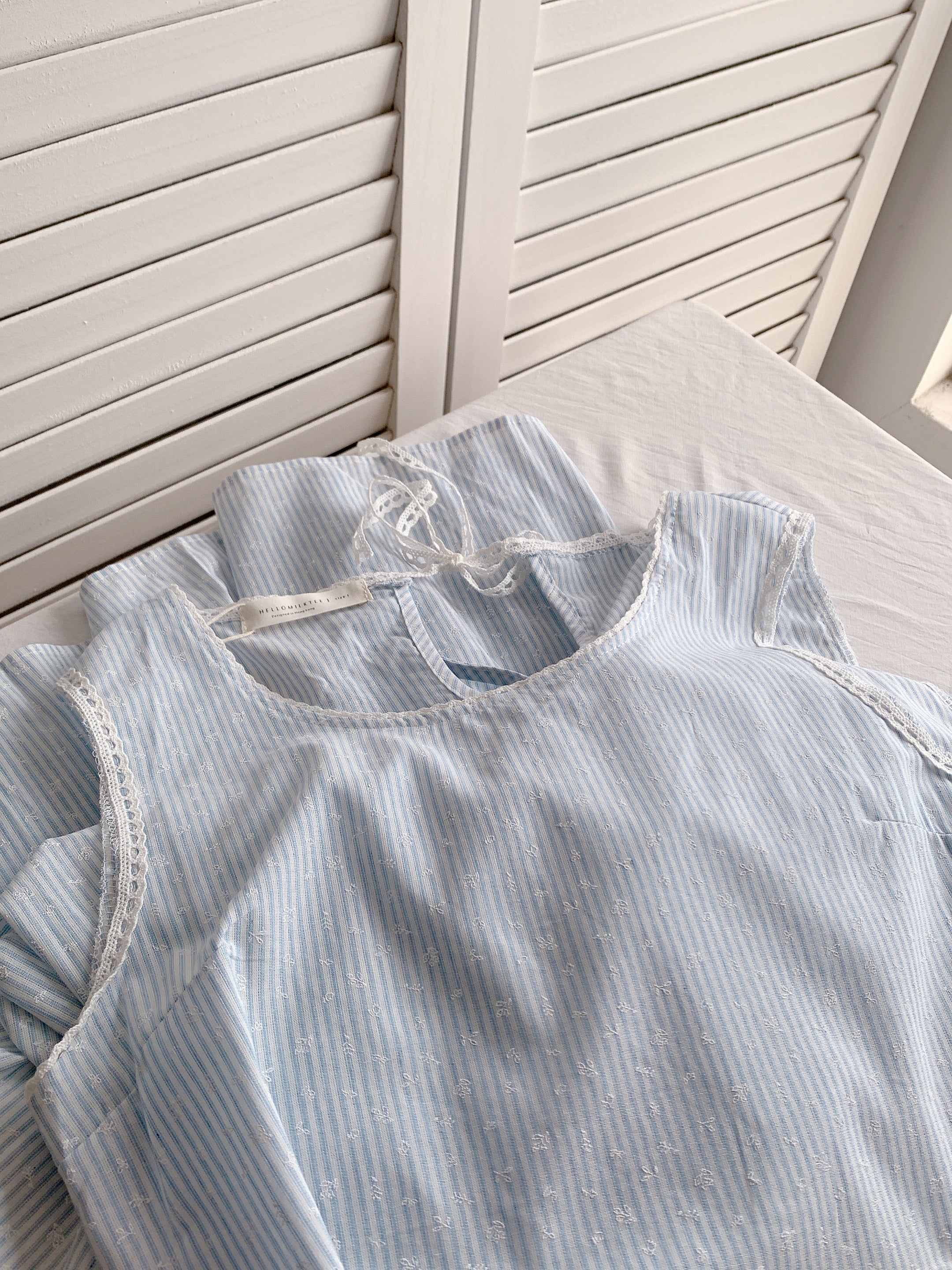 HELLO MILK TEE- 86443 無袖連衣裙
