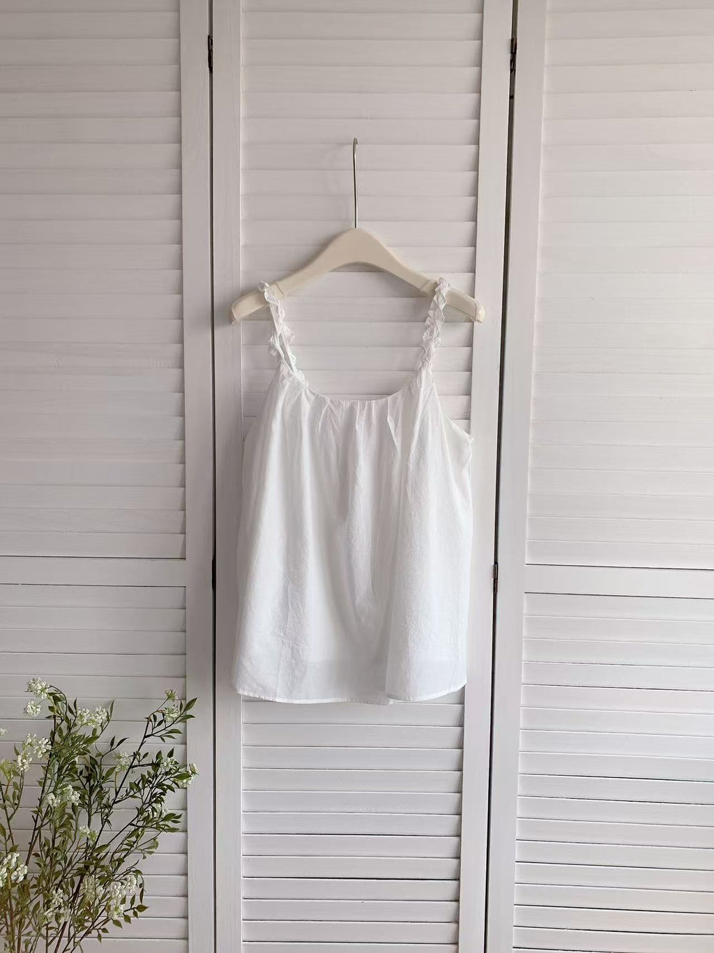 HELLO MILK TEE- 86455 韓系吊帶衫