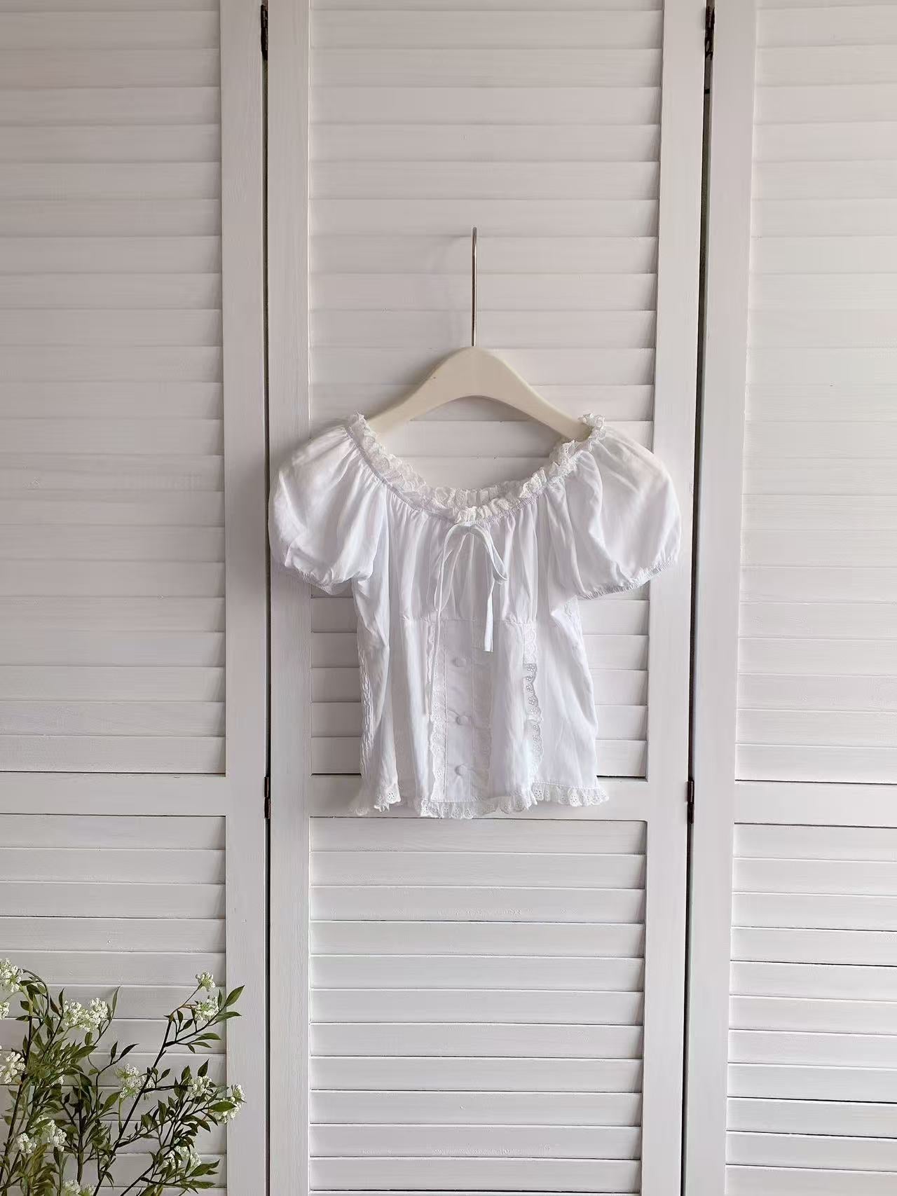 HELLO MILK TEE- 86450 純色小衫