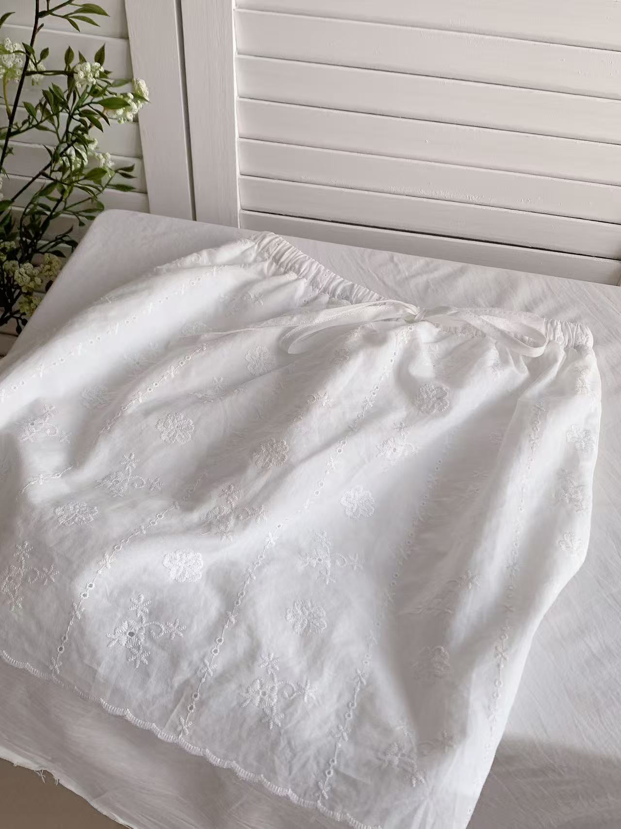 HELLO MILK TEE- 86365 質感半裙