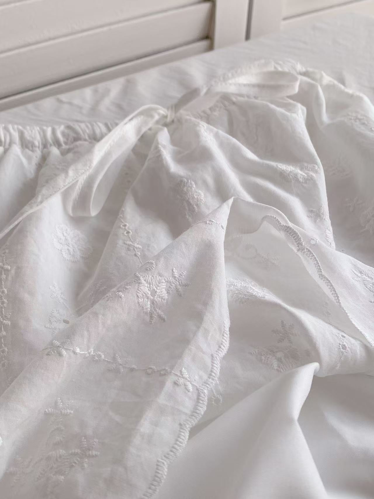 HELLO MILK TEE- 86365 質感半裙