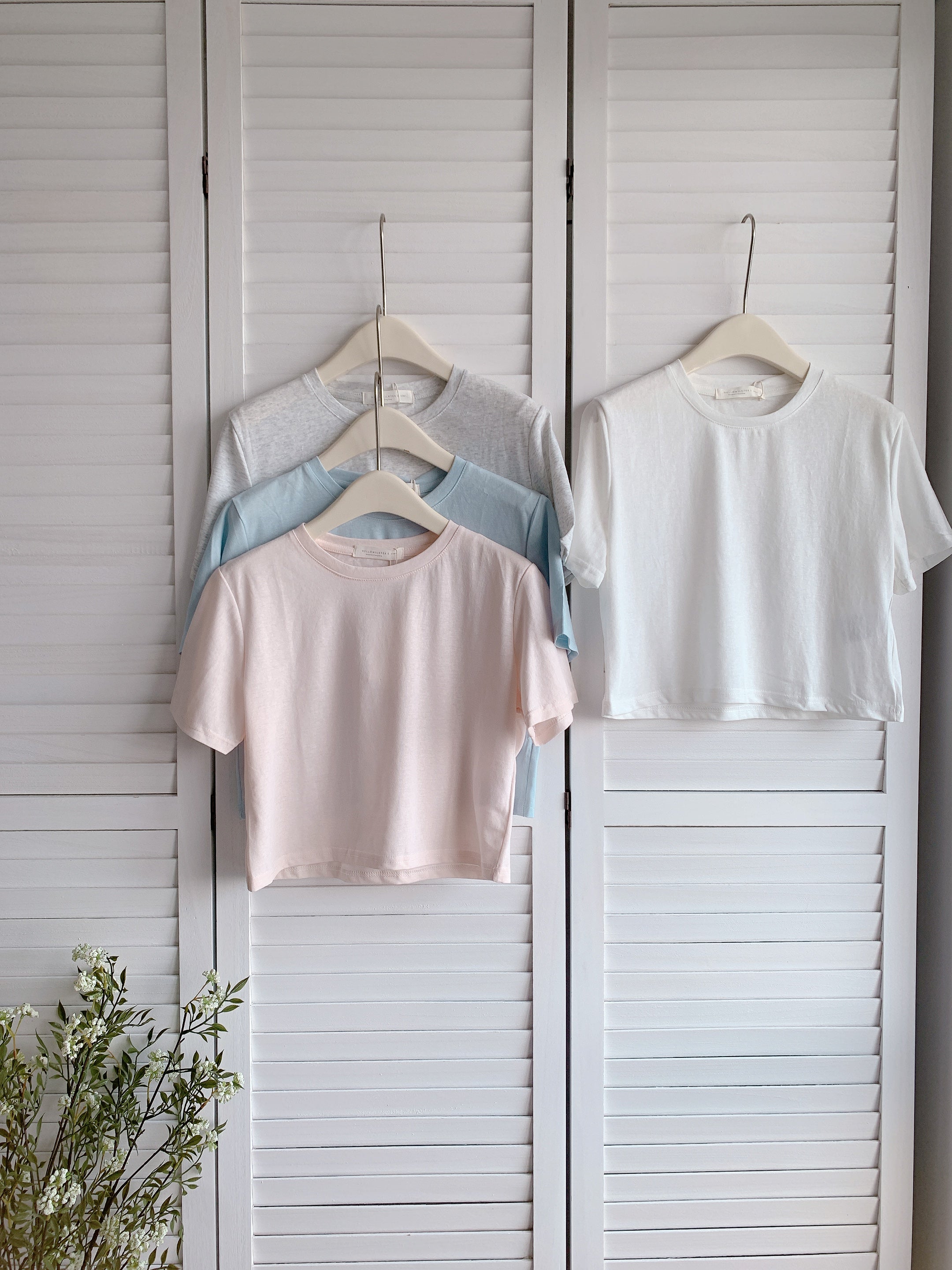 HELLO MILK TEE- 86404 淨版短袖
