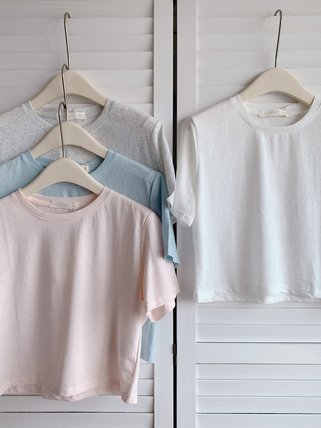 HELLO MILK TEE- 86404 淨版短袖